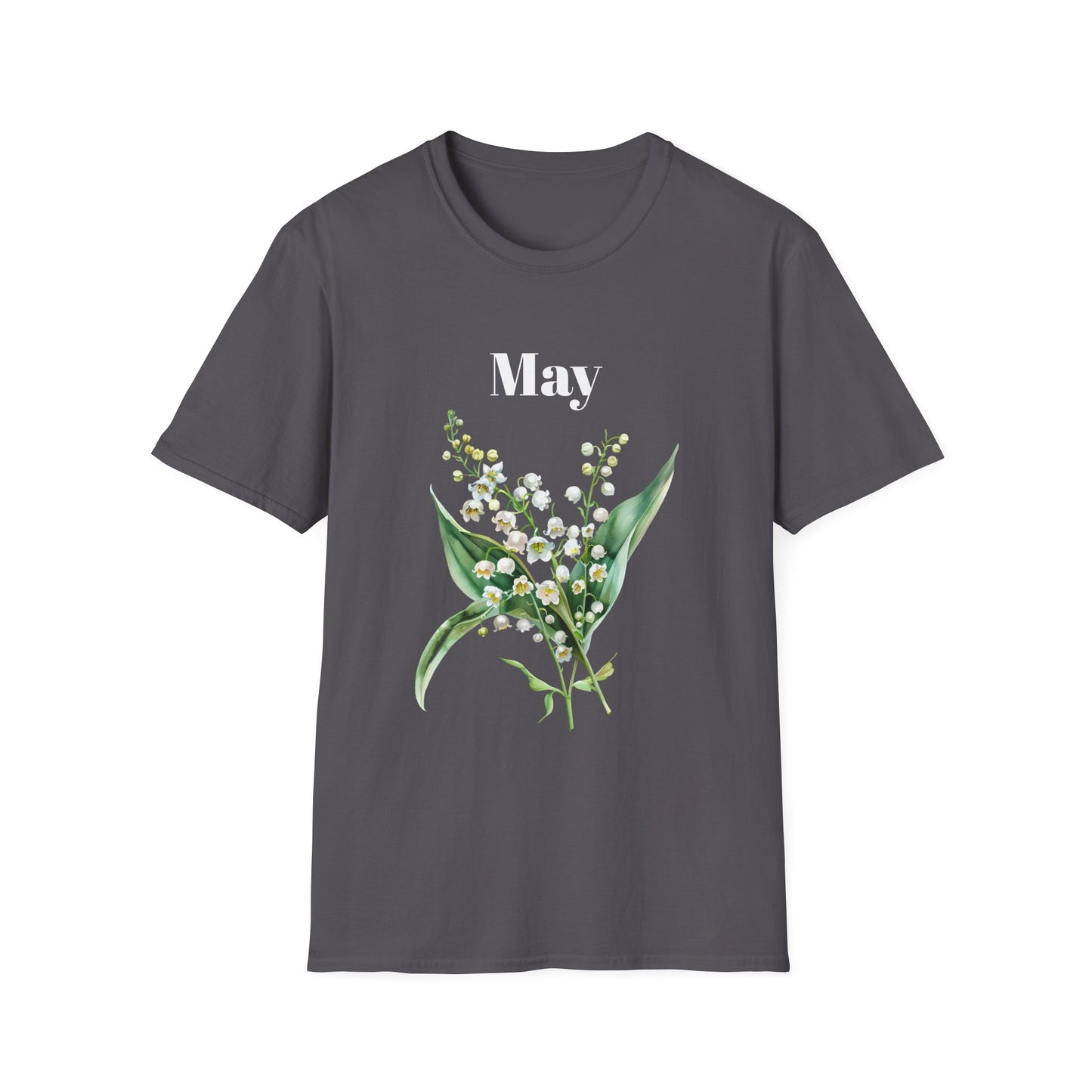 Birth Month Flower Unisex Tee - May