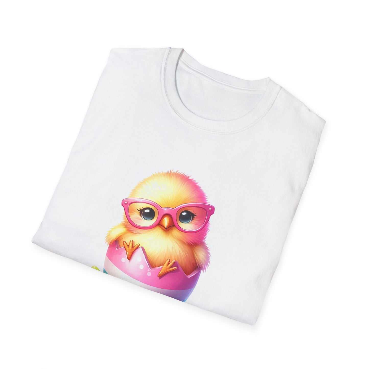 Easter Chick in Egg Unisex Cotton Tee