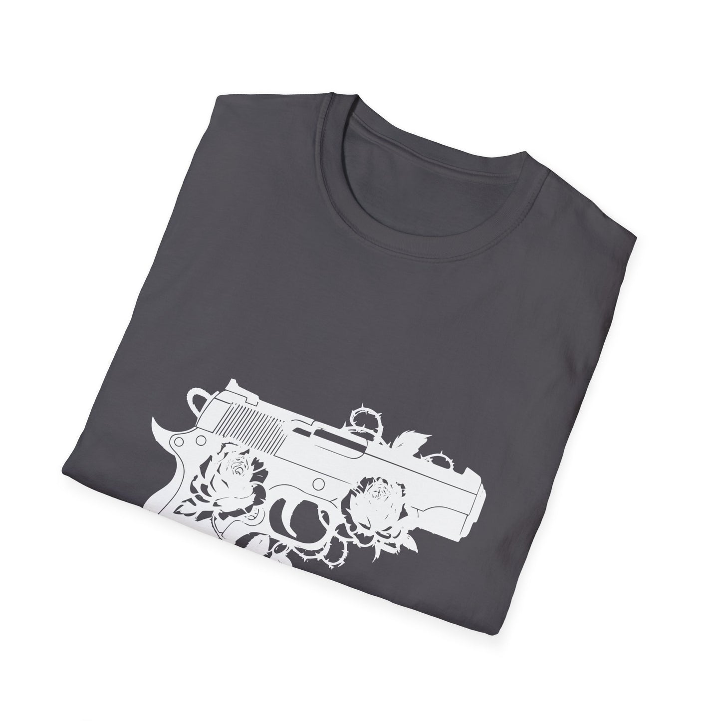 Pistol & Roses Unisex Cotton Tee