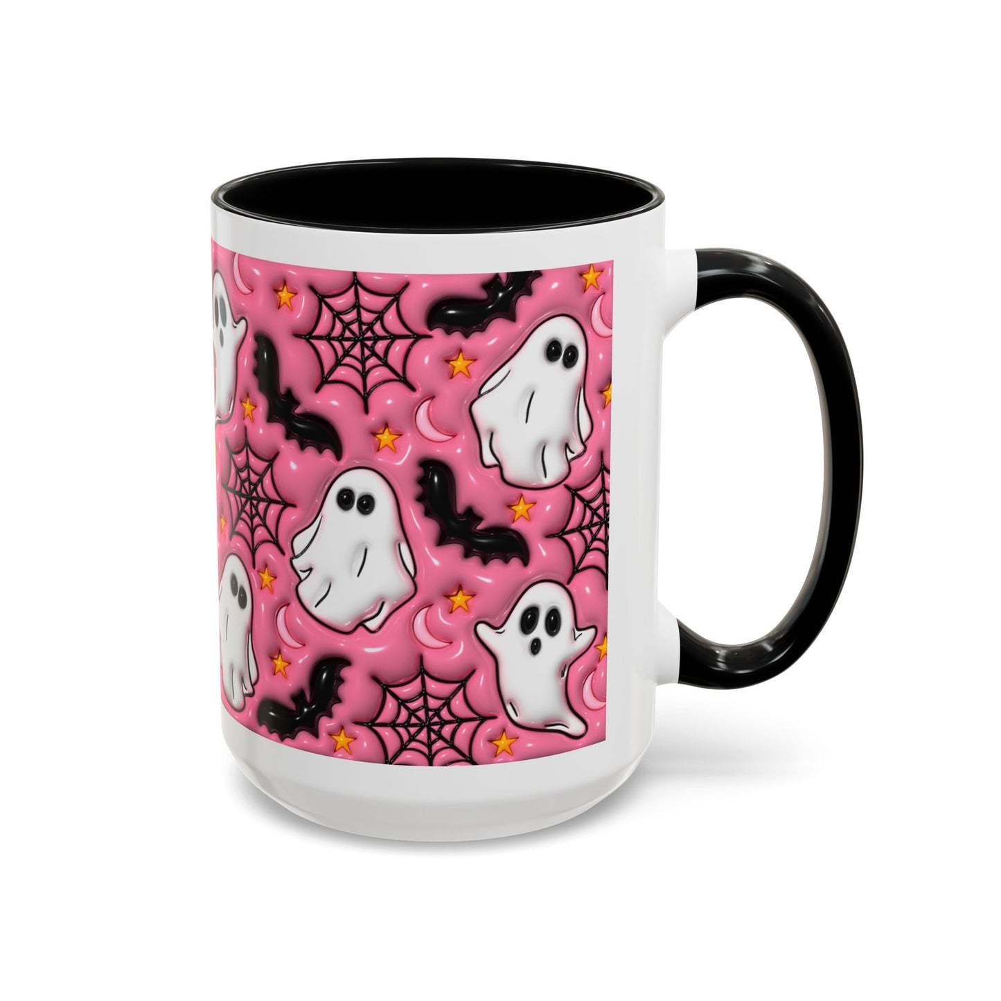 Pink Spooky Ghost Coffee Mug