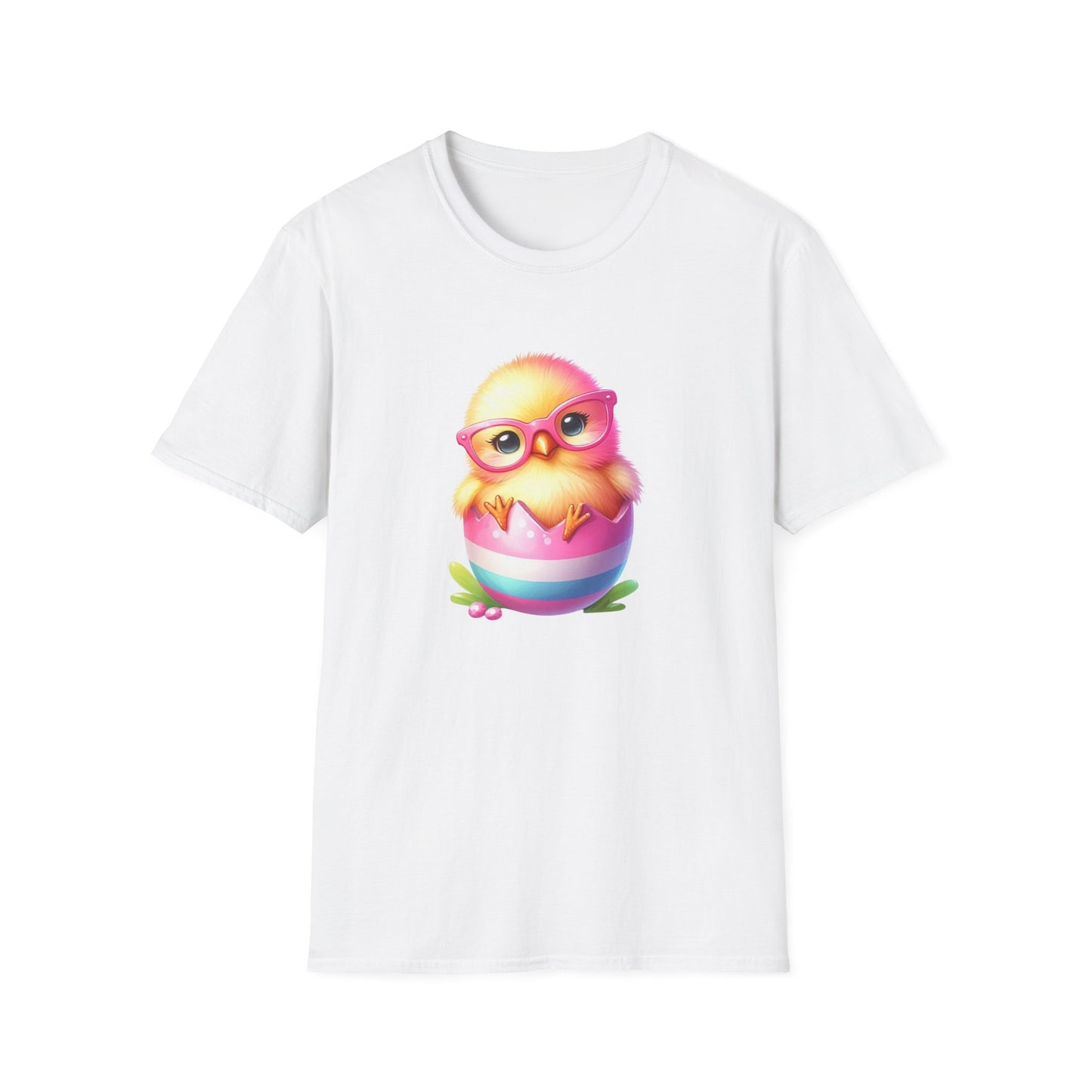 Easter Chick in Egg Unisex Cotton Tee
