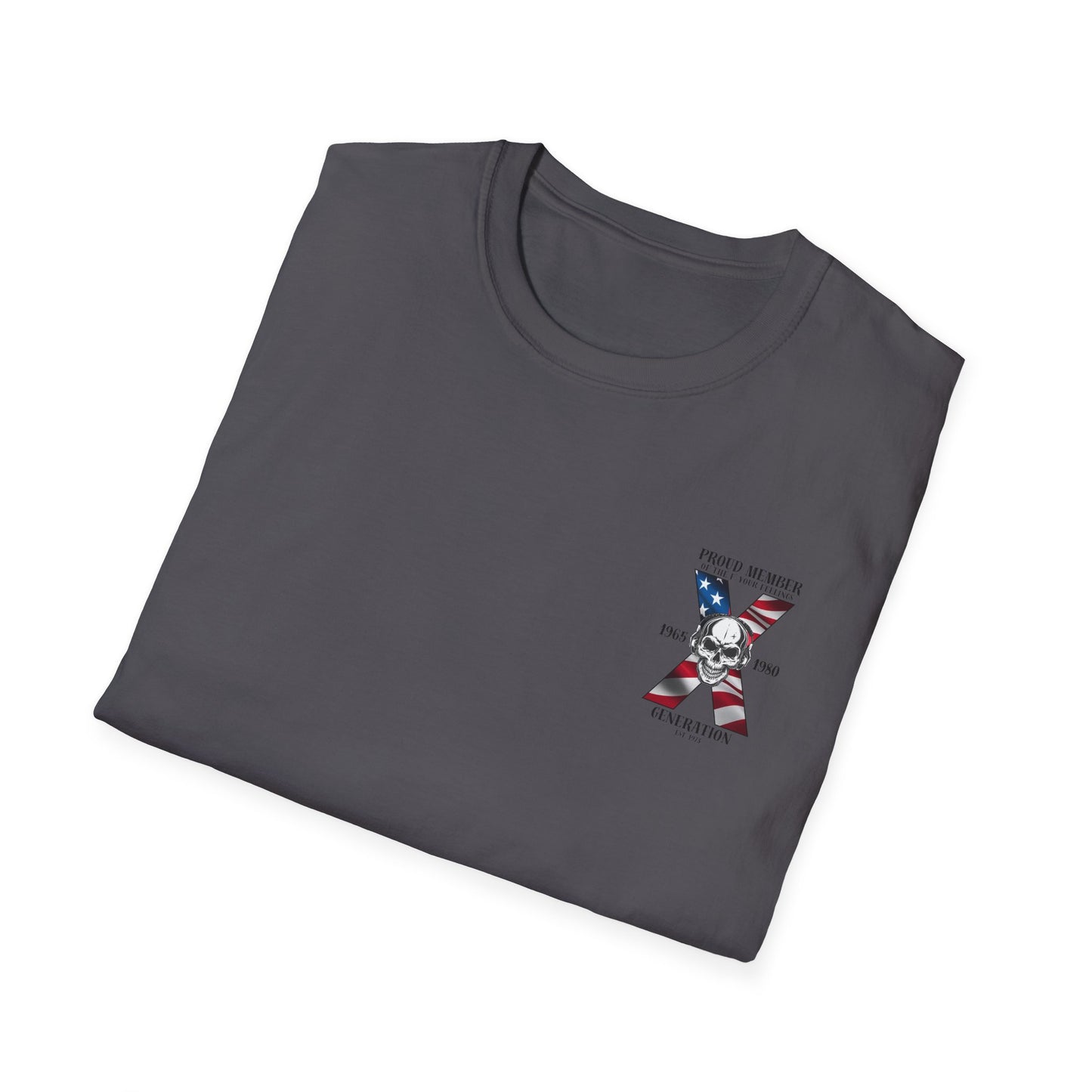 Gen X Flag and Skull Tee