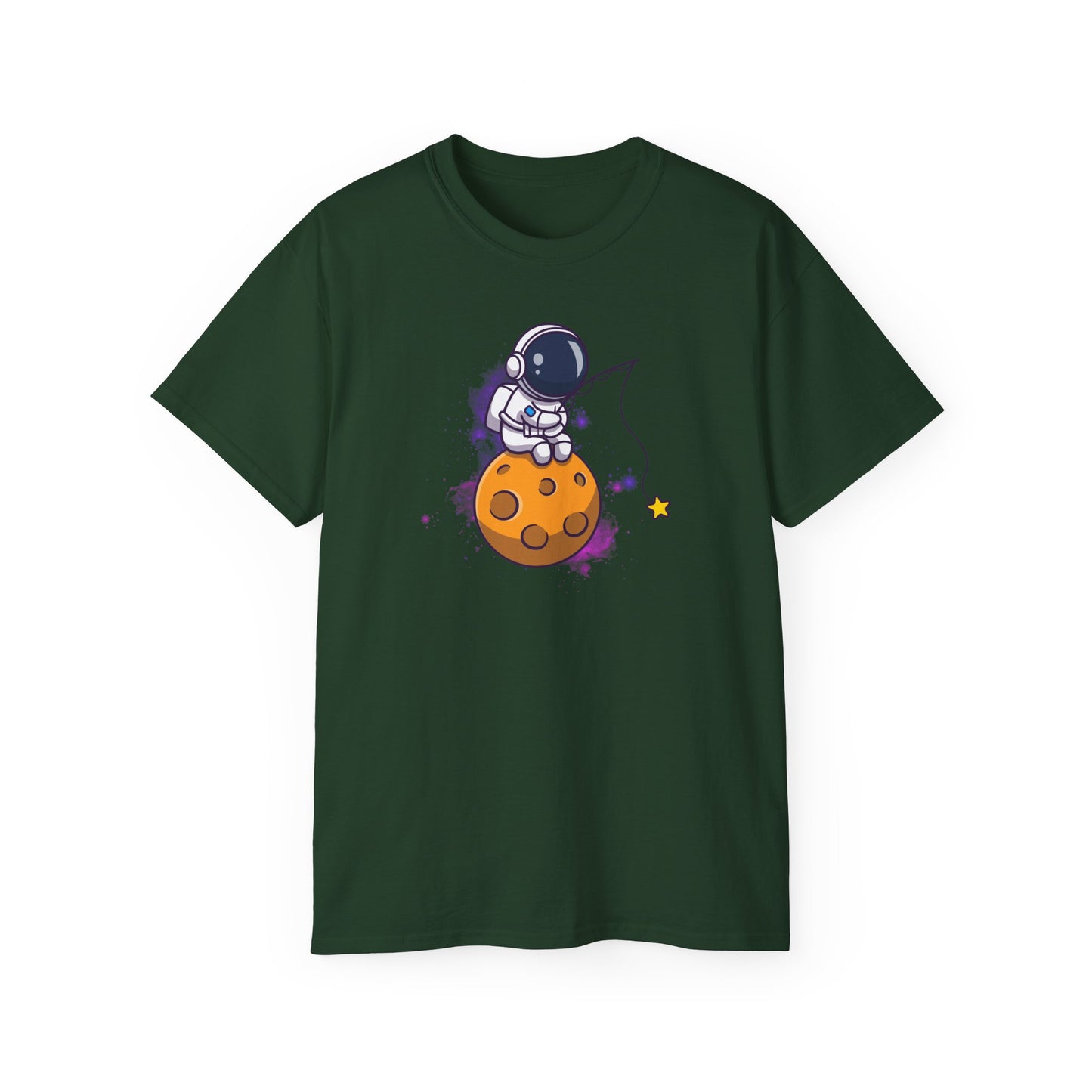 Fishing Spaceman Unisex Ultra Cotton Tee