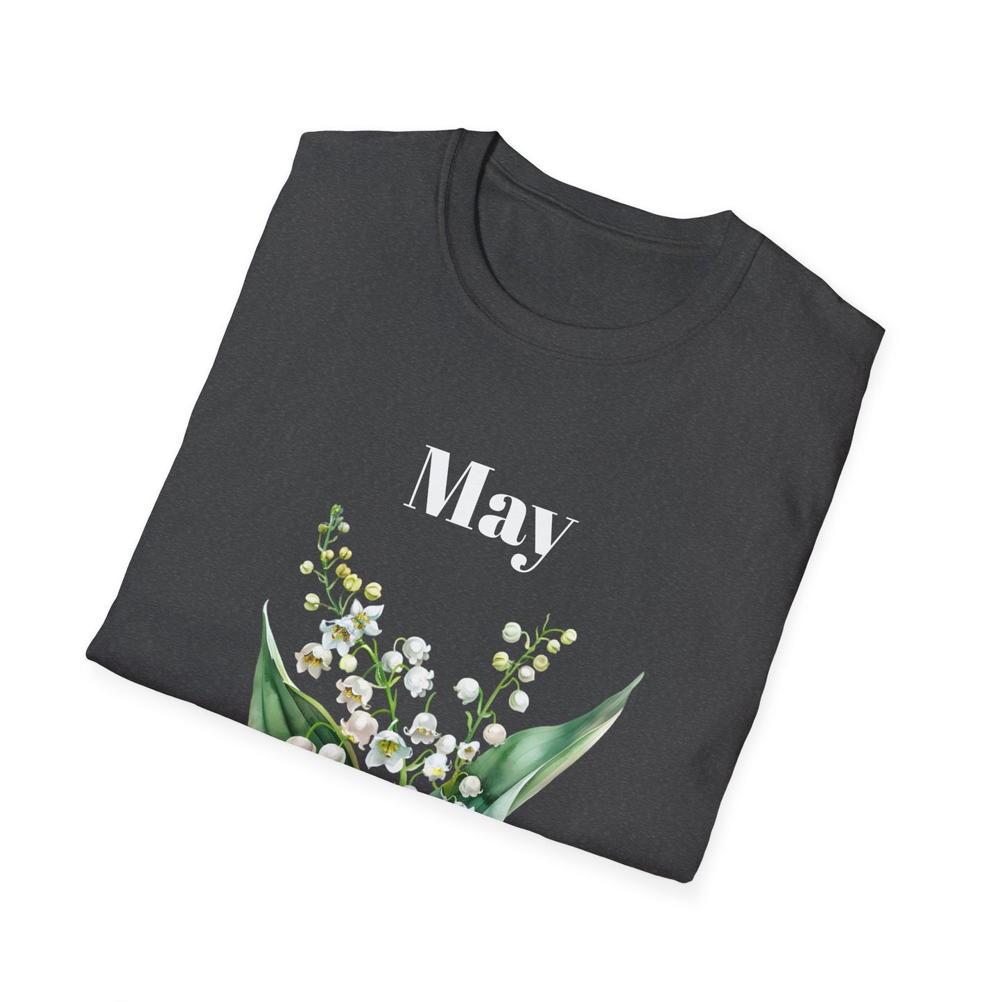 Birth Month Flower Unisex Tee - May