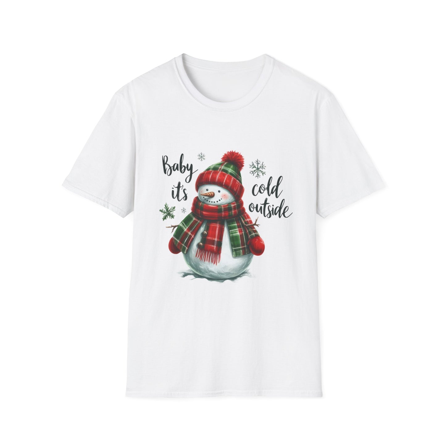 Baby It's Cold Outside Christmas Unisex Tee