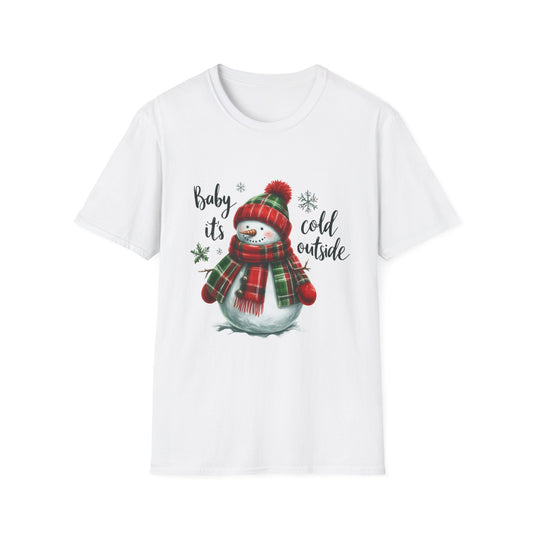 Baby It's Cold Outside Christmas Unisex Tee