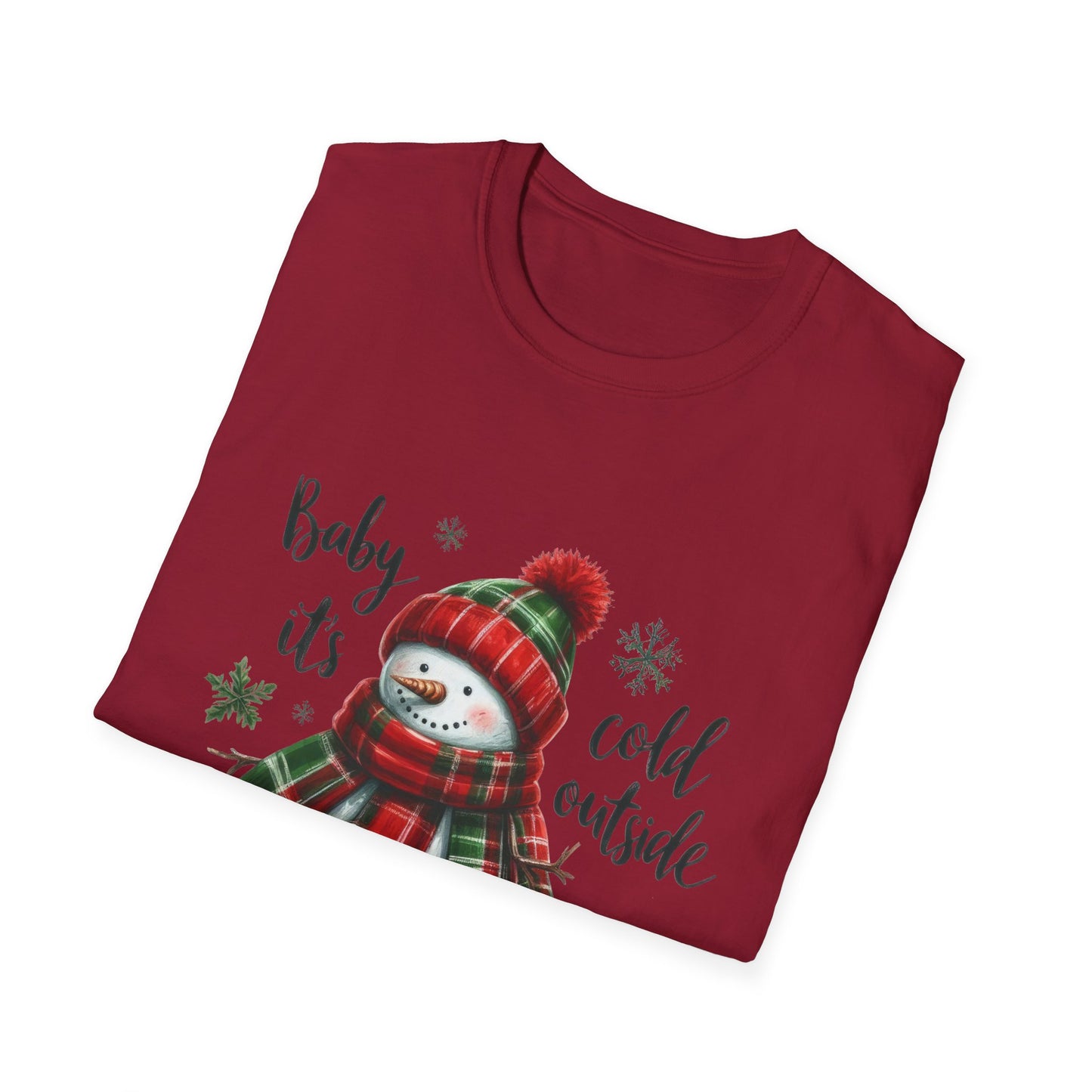 Baby It's Cold Outside Christmas Unisex Tee