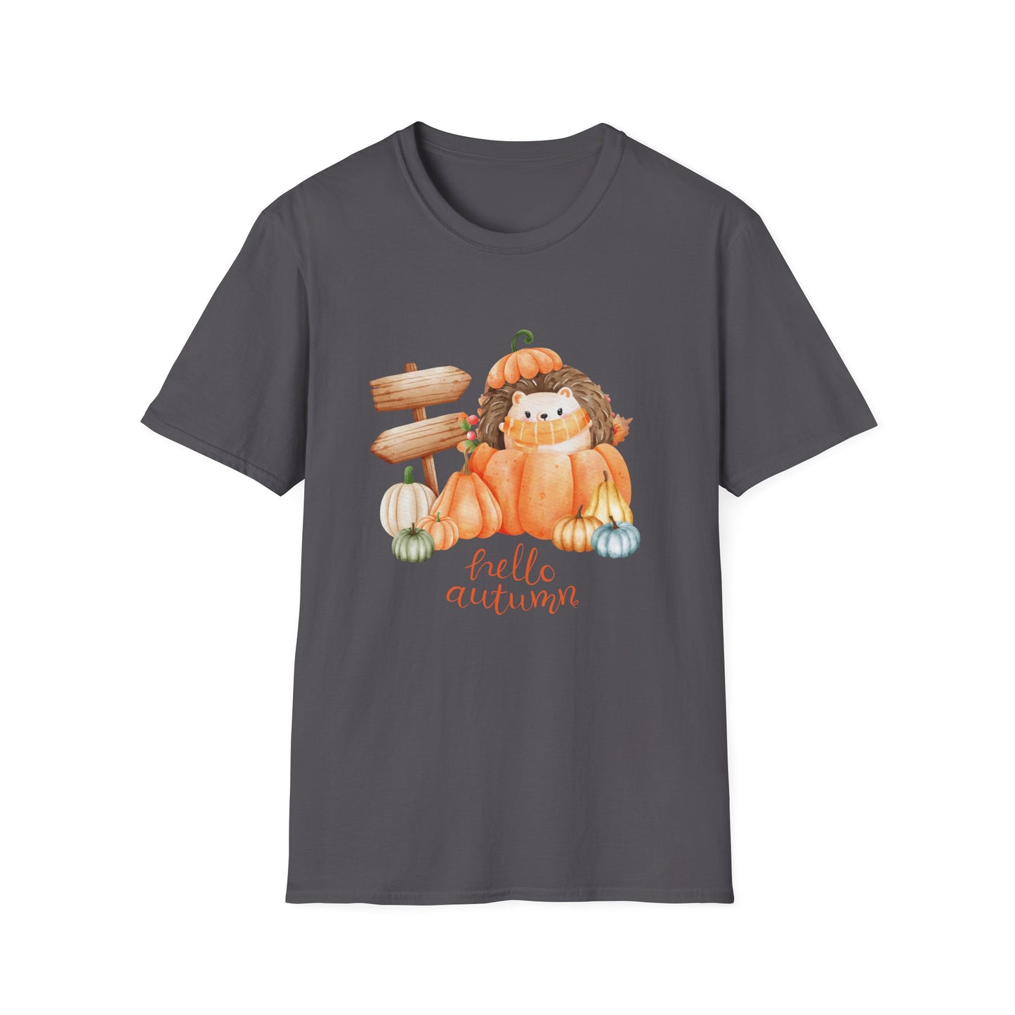 Autumn Hedgehog Unisex Graphic Tee