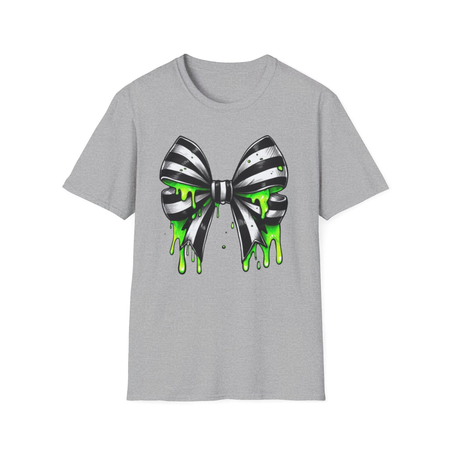 Halloween Striped Bow Tee