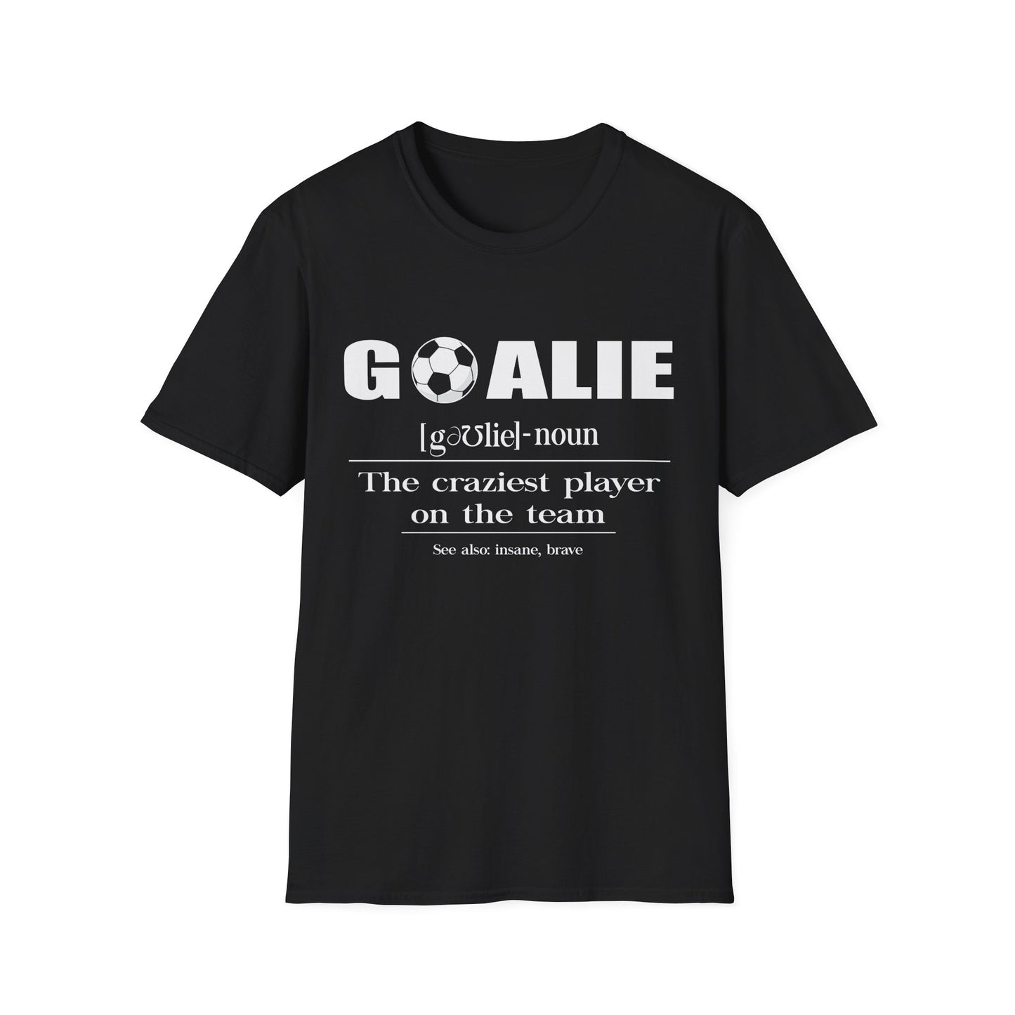 Soccer Goalie Definition Unisex Cotton Tee