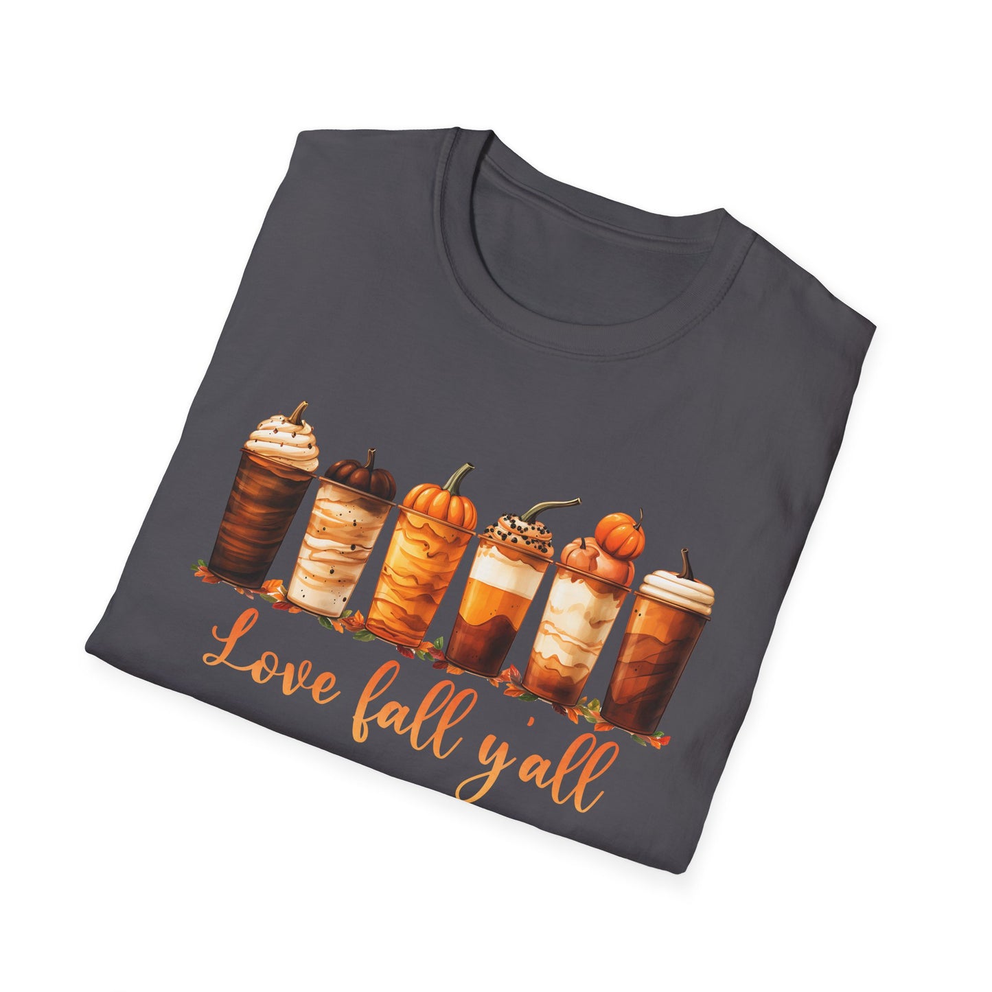 Love Fall Y'all Coffee Tee