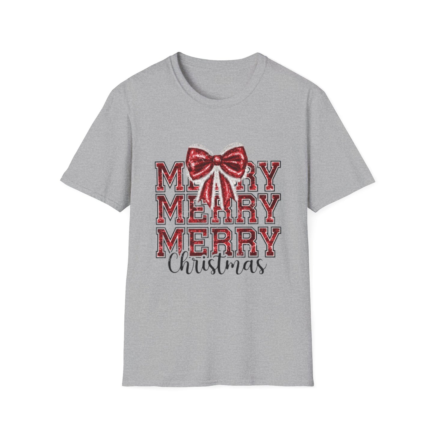 Christmas Glittery Unisex Tee