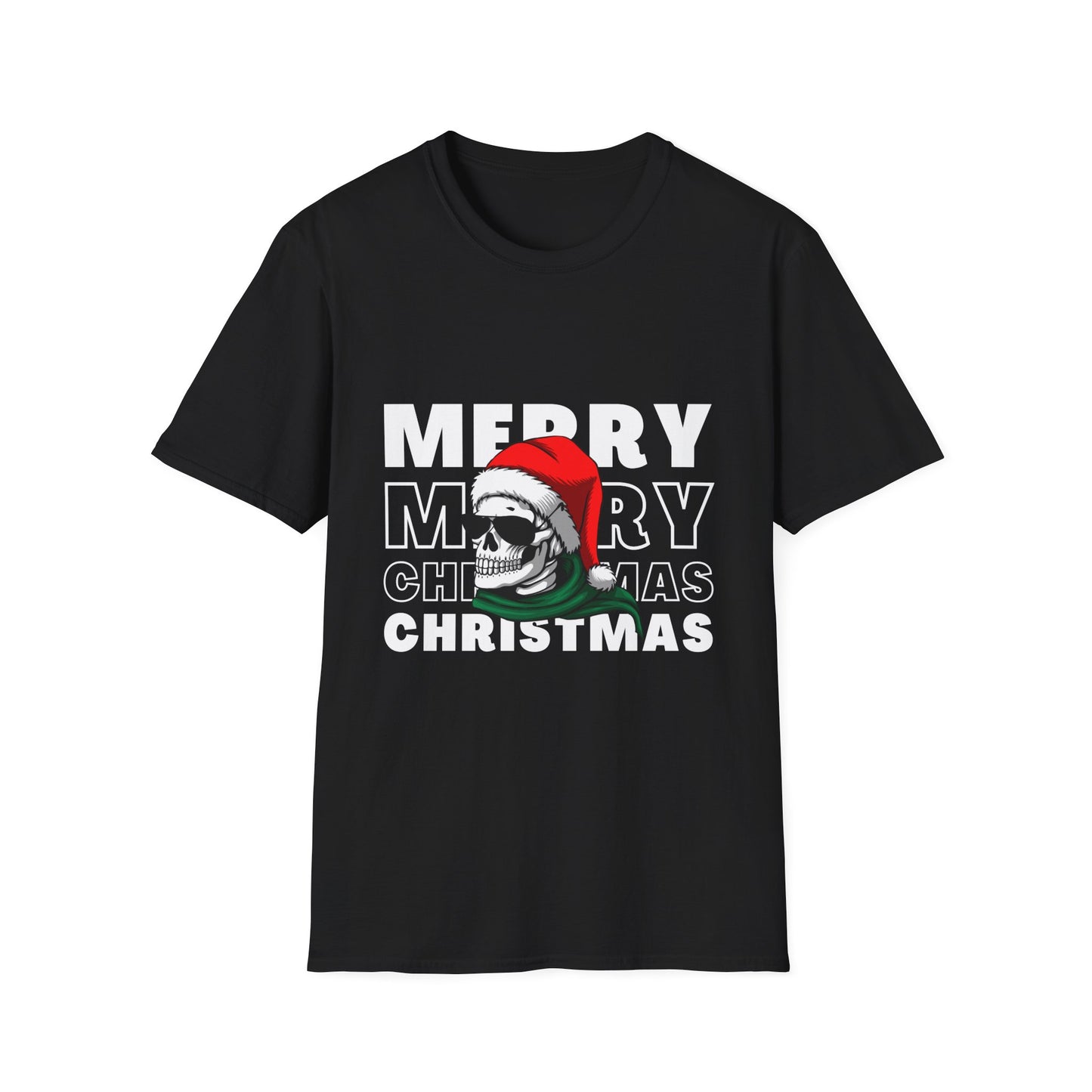 Santa Skull Christmas Tee