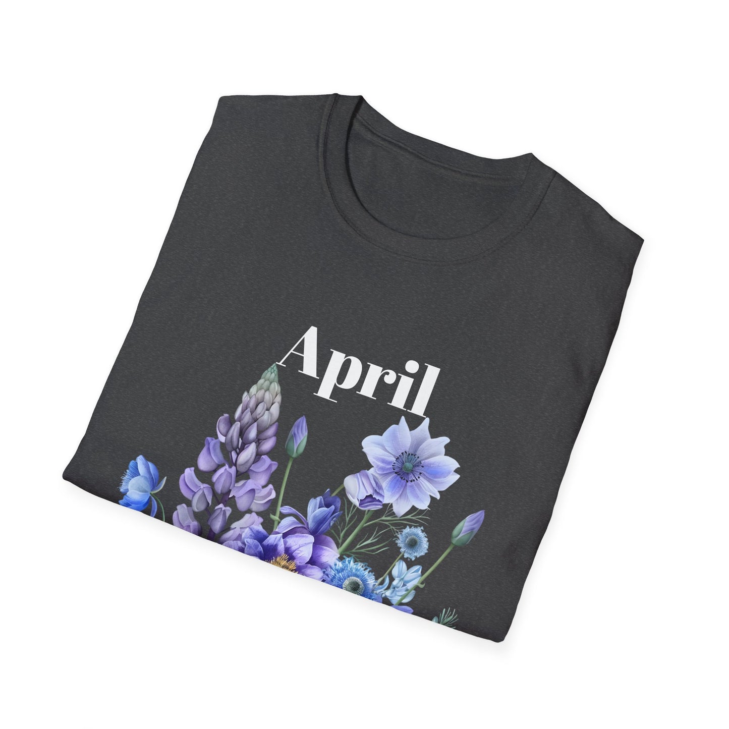 Birth Month Flower Unisex Tee - April