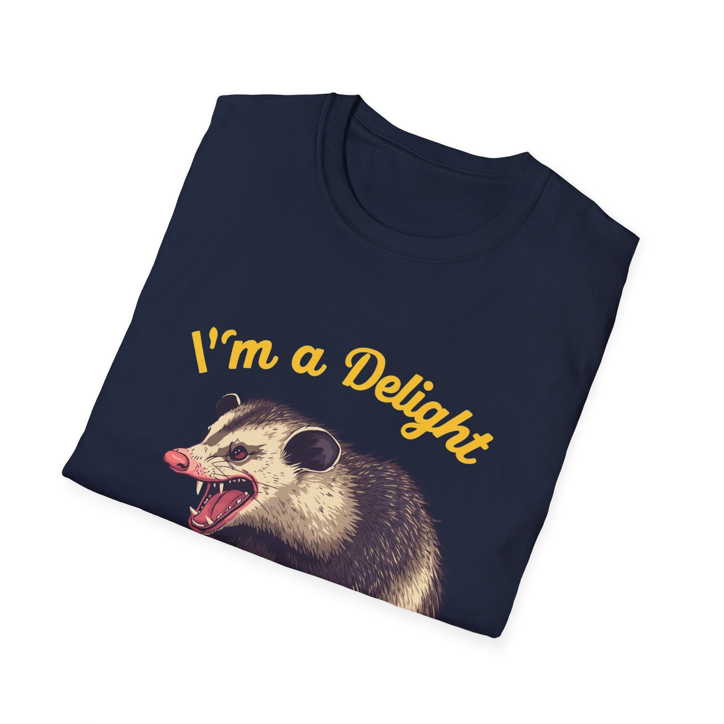 Snarling Opossum I'm a Delight Tee