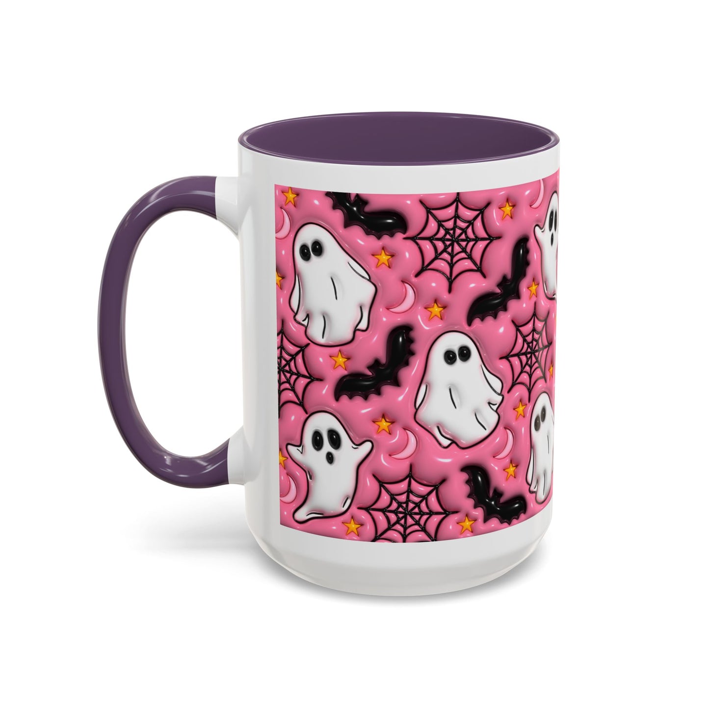 Pink Spooky Ghost Coffee Mug