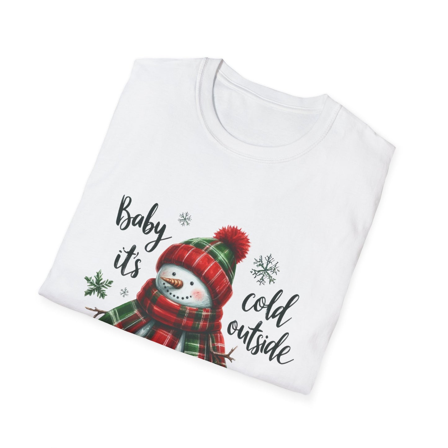 Baby It's Cold Outside Christmas Unisex Tee