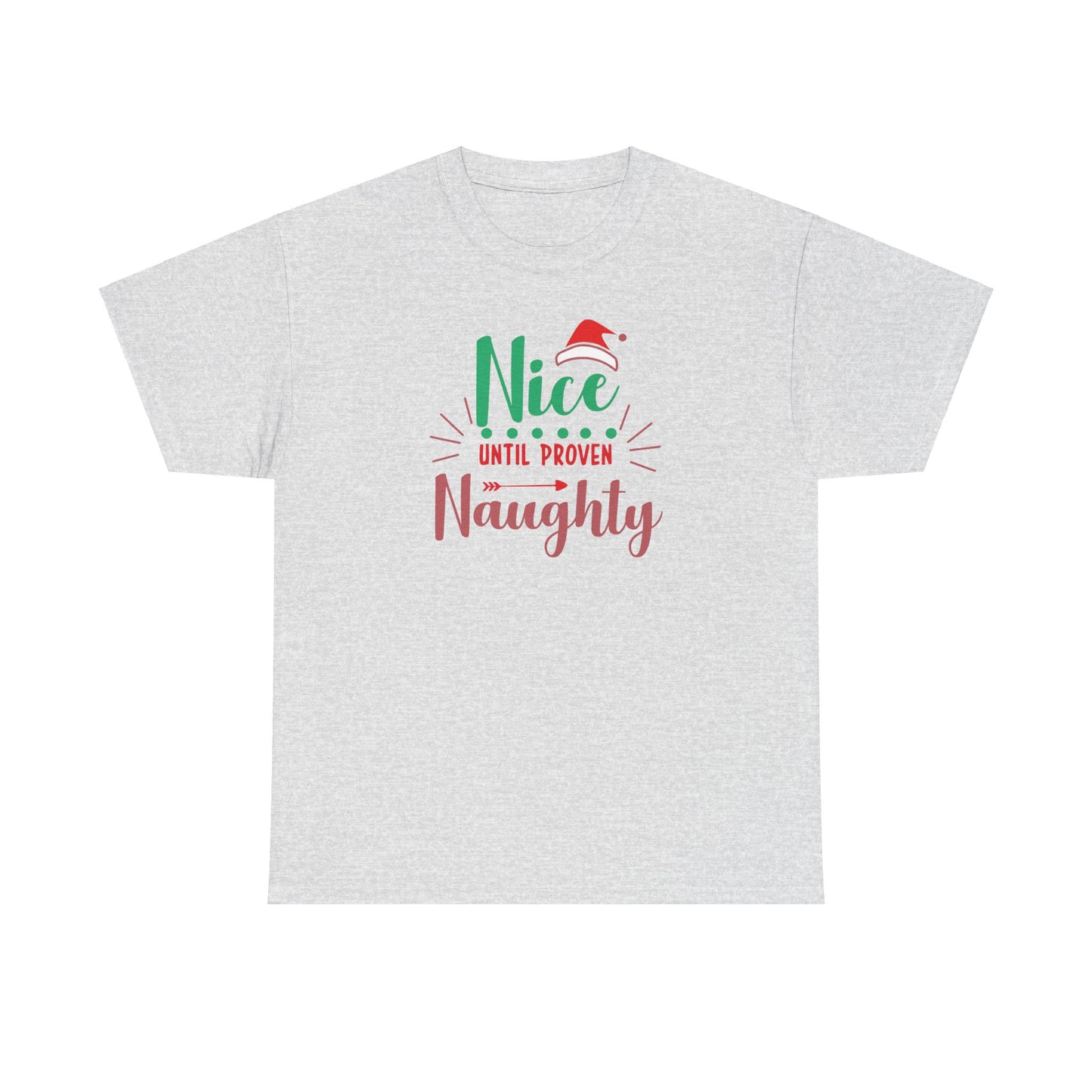 Nice/Naughty Unisex Heavy Cotton Tee