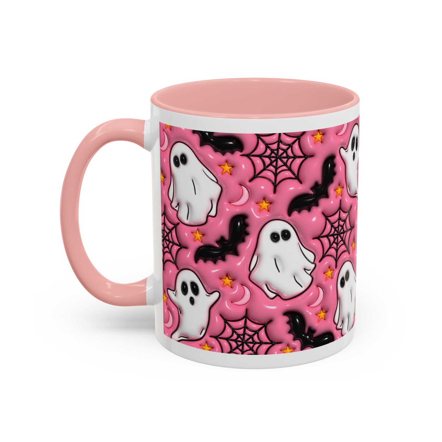 Pink Spooky Ghost Coffee Mug