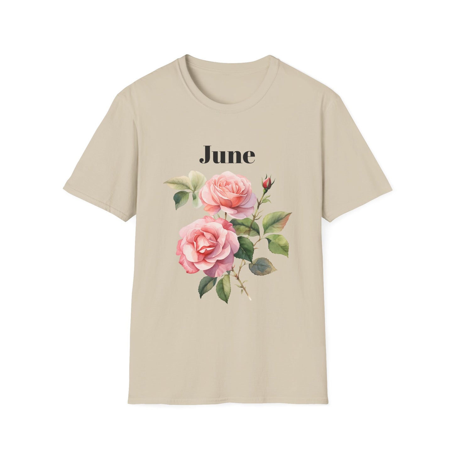 Birth Month Flower Unisex Tee - June