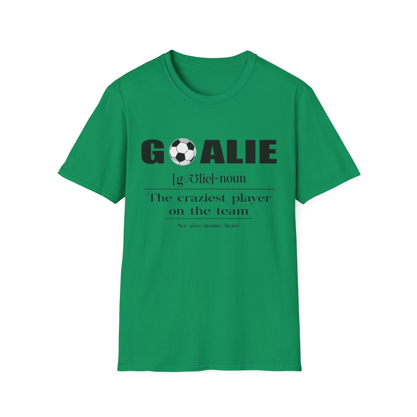 Soccer Goalie Definition Unisex Cotton Tee