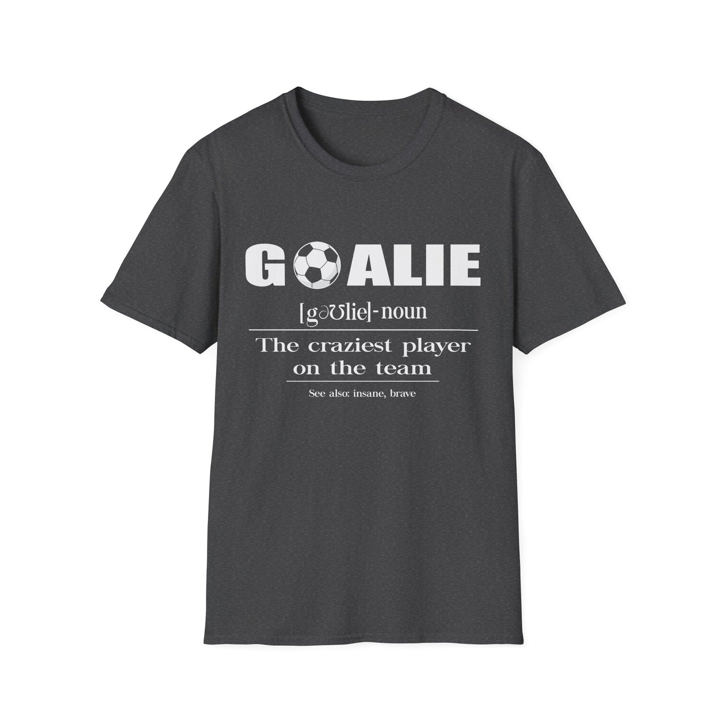 Soccer Goalie Definition Unisex Cotton Tee