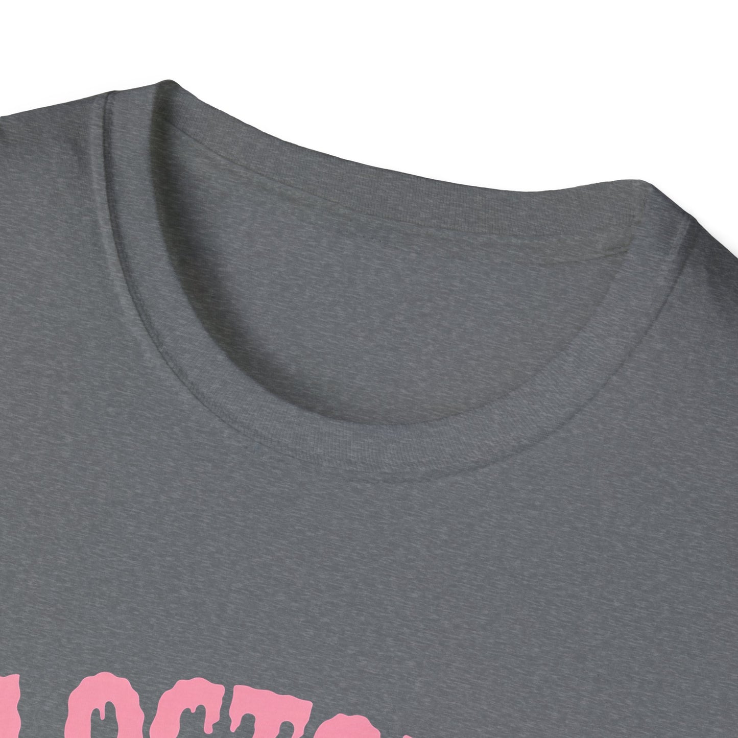 In October We Wear Pink Ghost Breast Cancer Awareness Tee