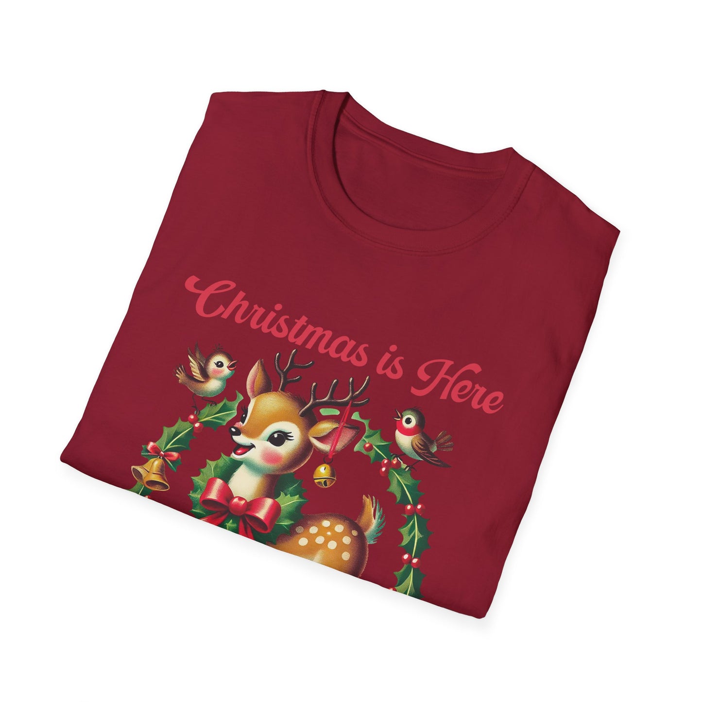 Retro Christmas Deer Tee