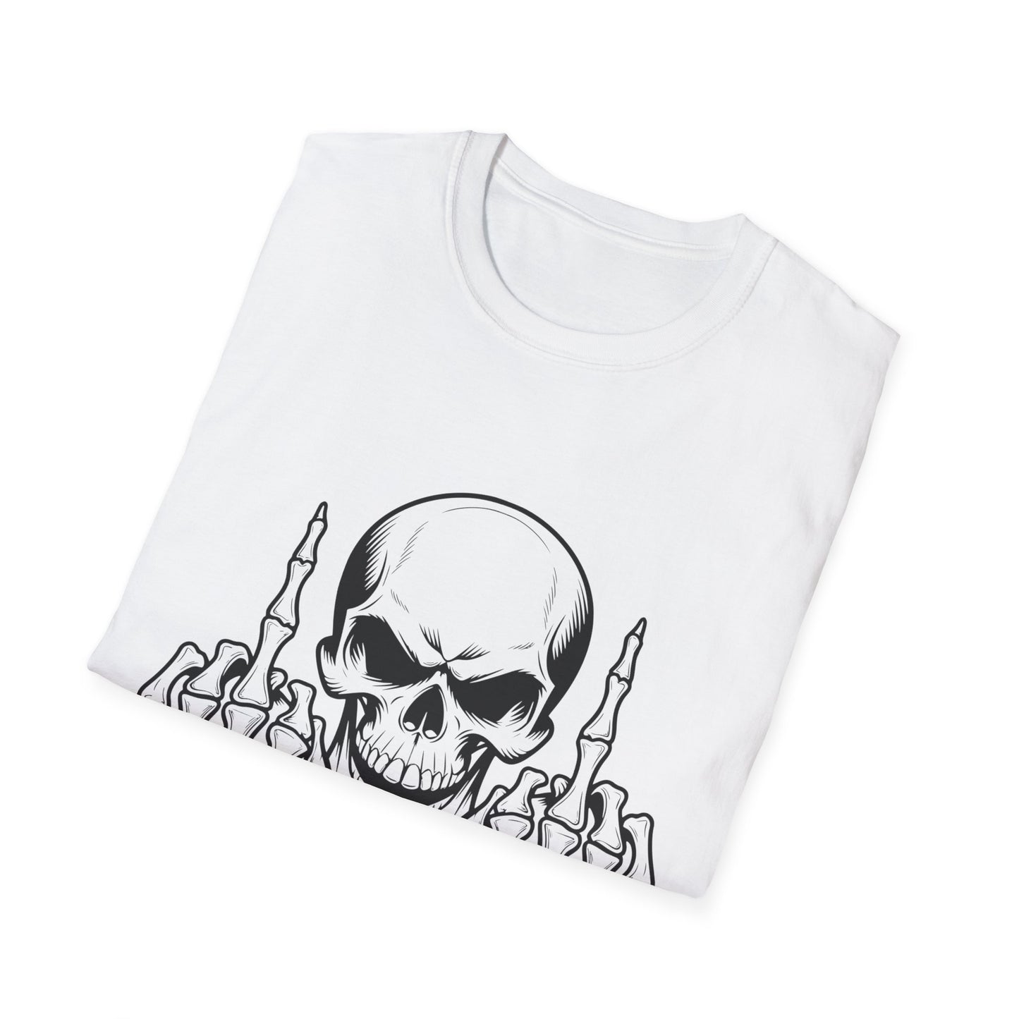 Skull Middle Finger Tee