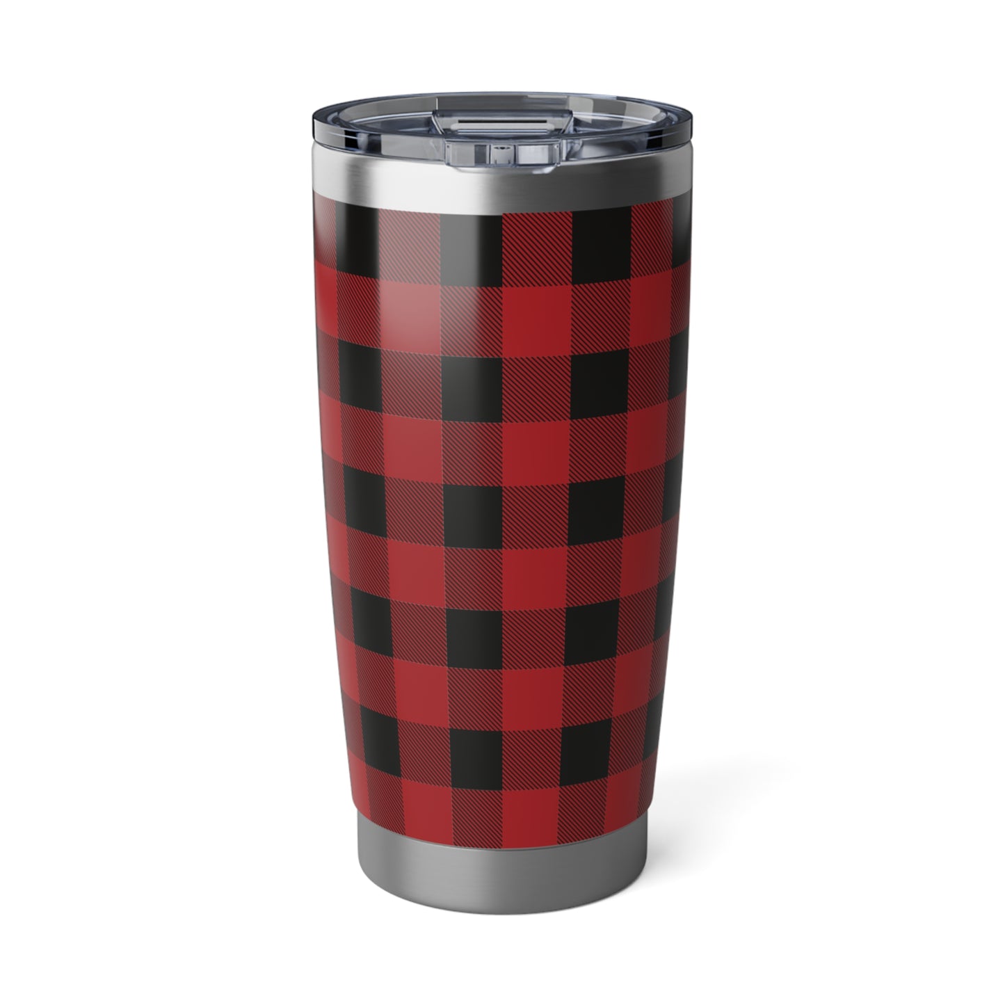 Red and Black Buffalo Plaid 20oz Hot/Cold Tumbler Mug