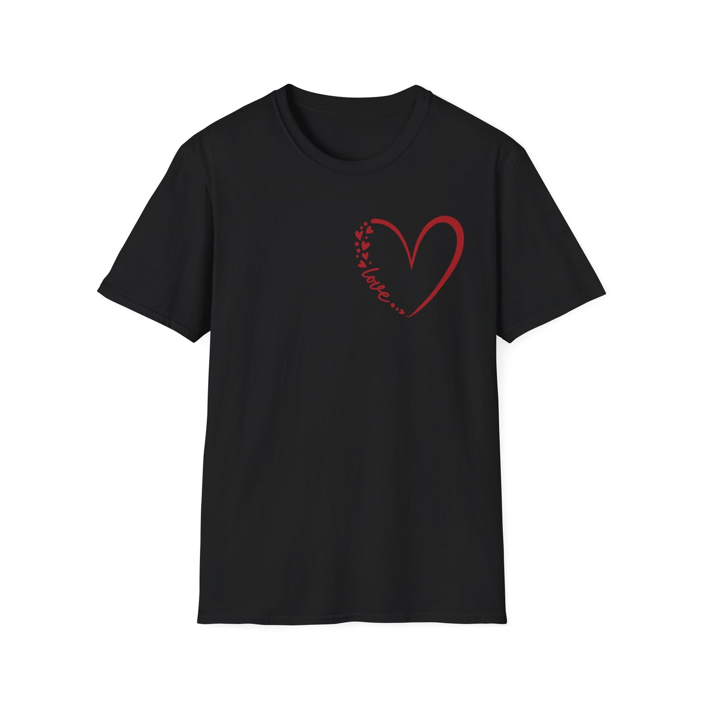 Love Script Heart Unisex Tee