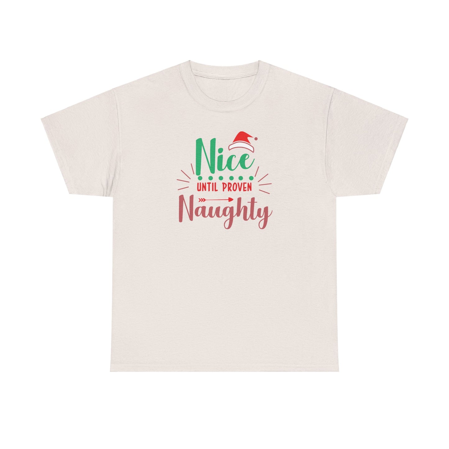 Nice/Naughty Unisex Heavy Cotton Tee