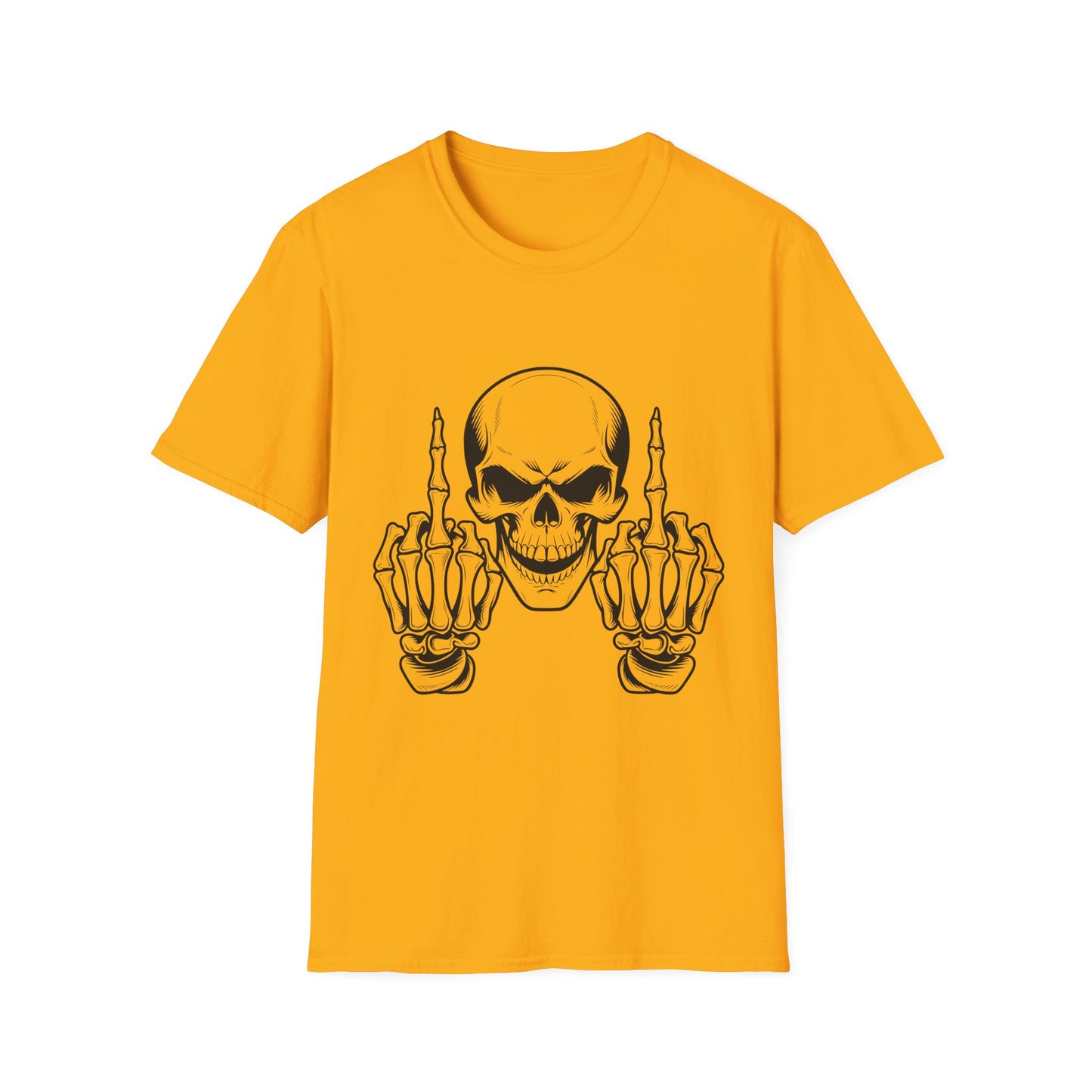 Skull Middle Finger Tee