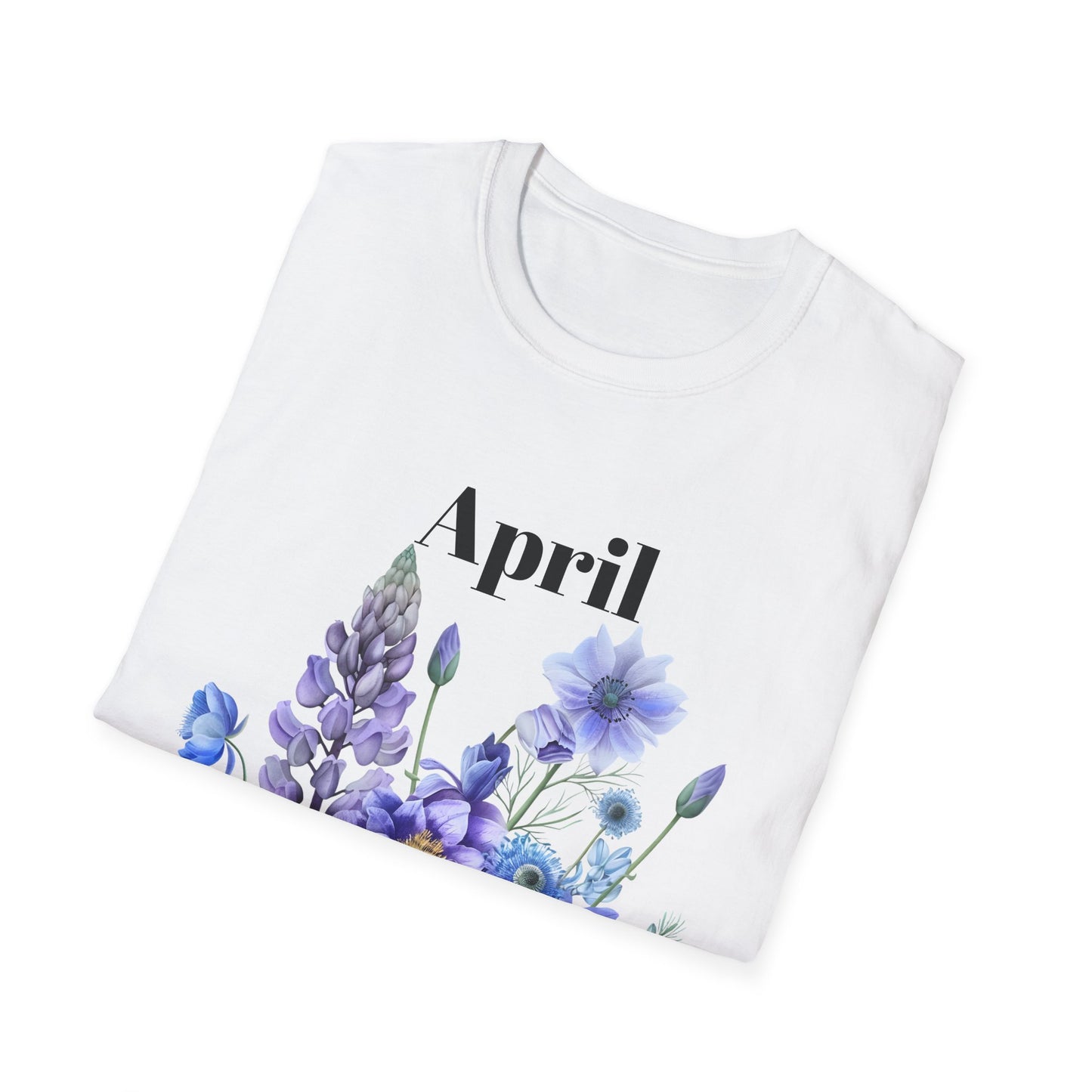 Birth Month Flower Unisex Tee - April