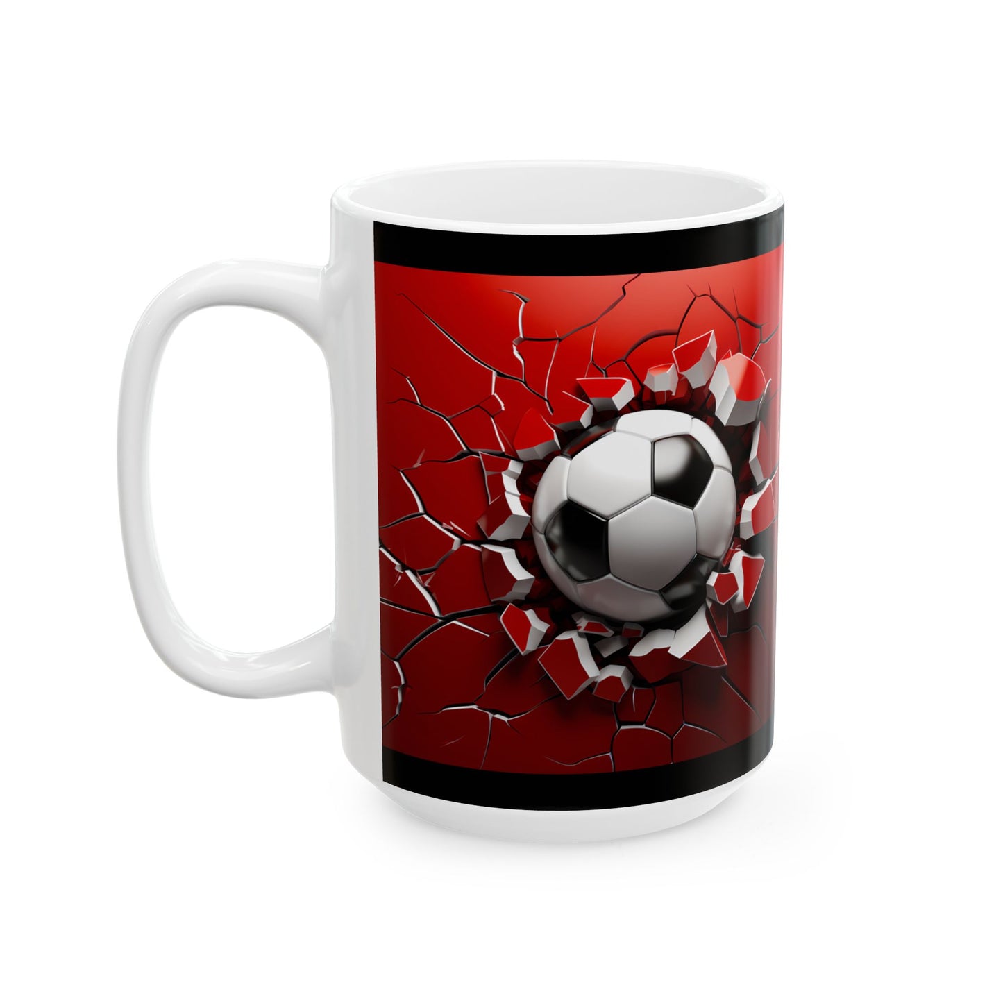 Soccer Ball Breakthrough Mug