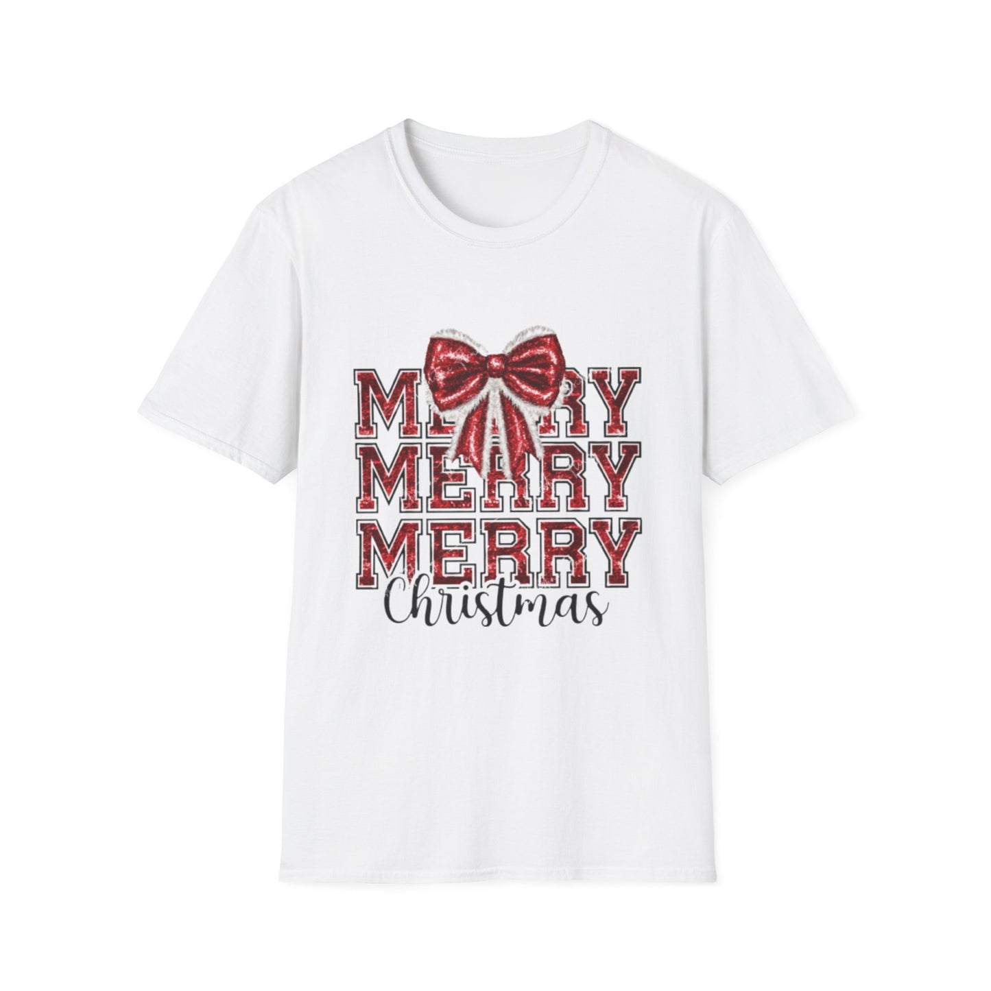 Christmas Glittery Unisex Tee
