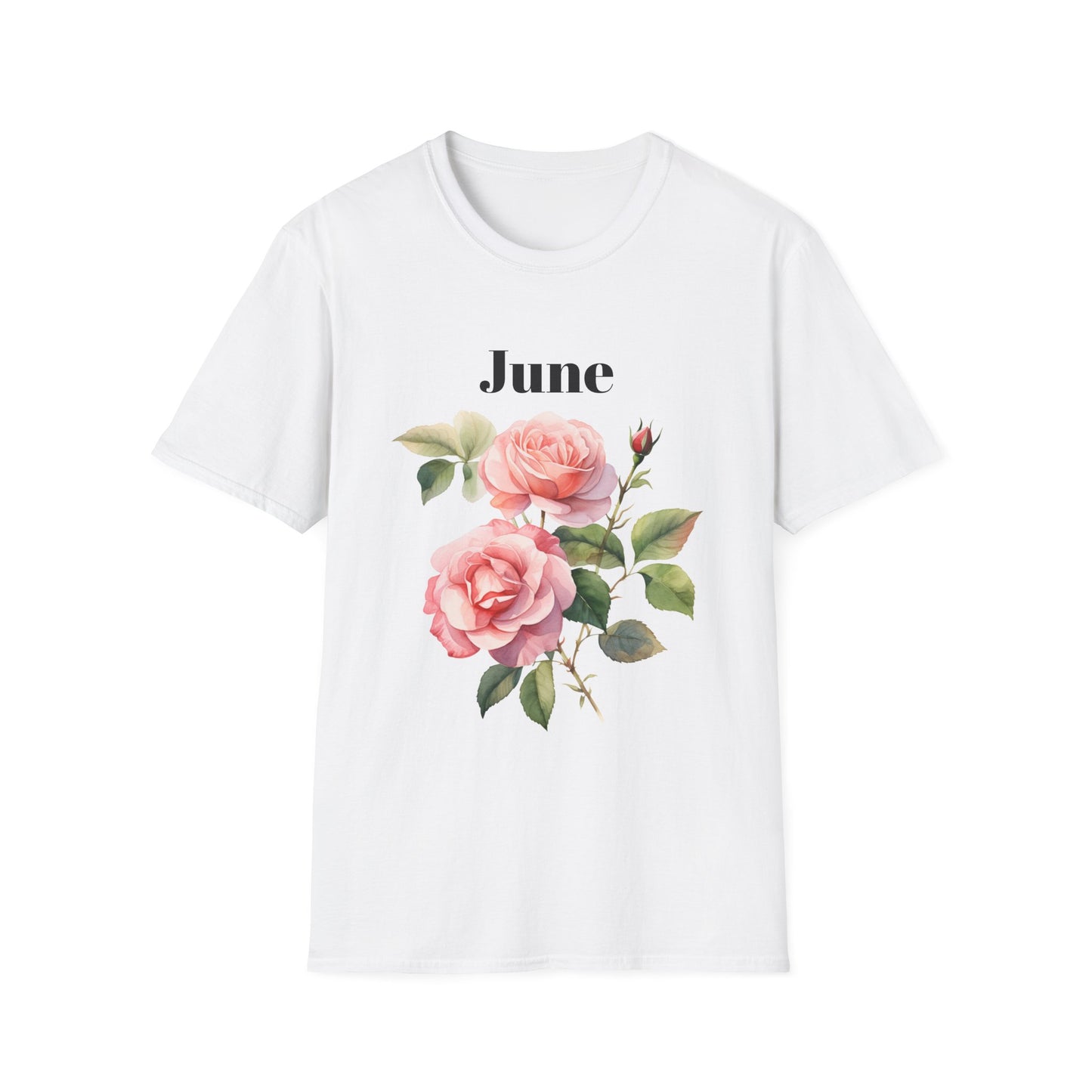Birth Month Flower Unisex Tee - June