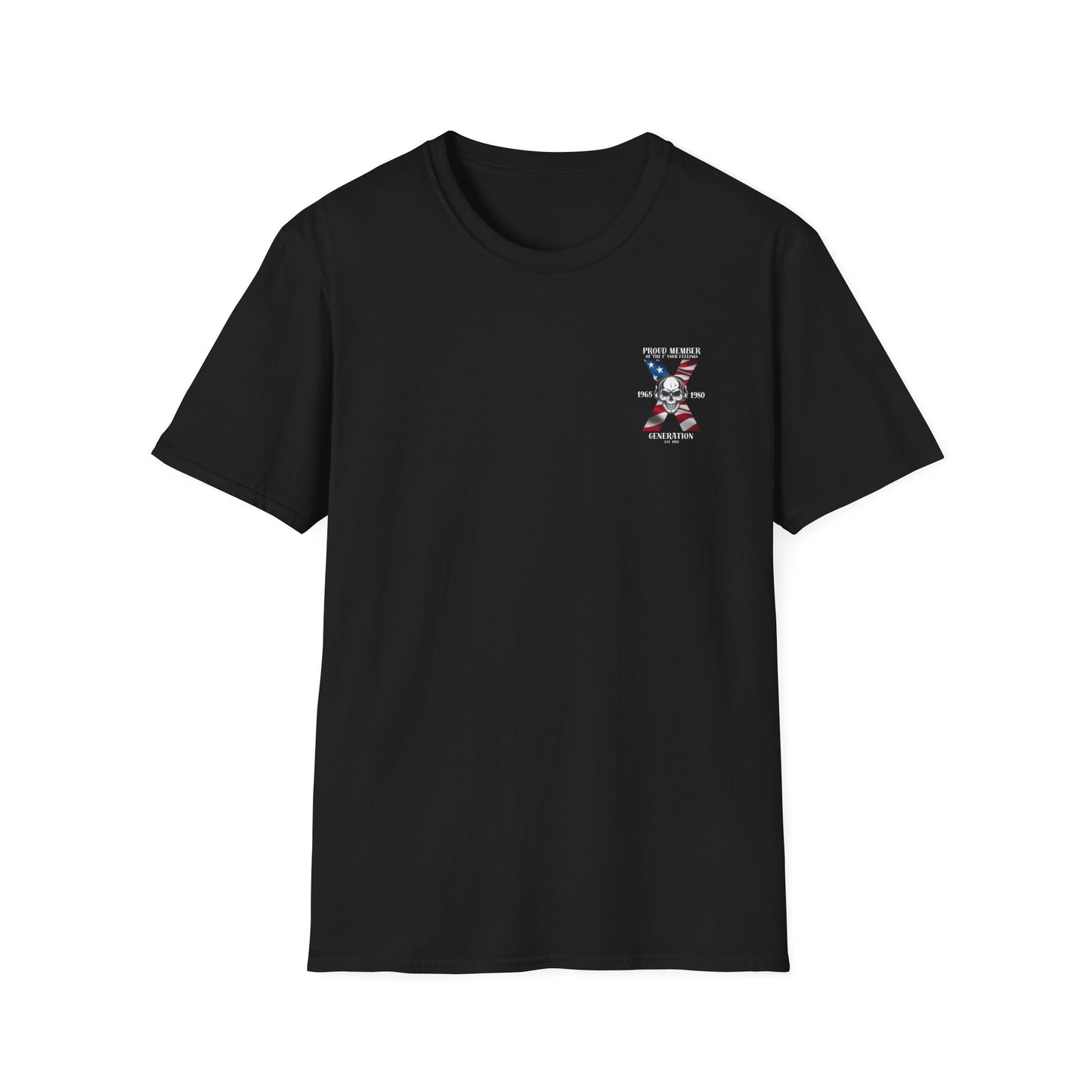 Gen X Flag and Skull Tee