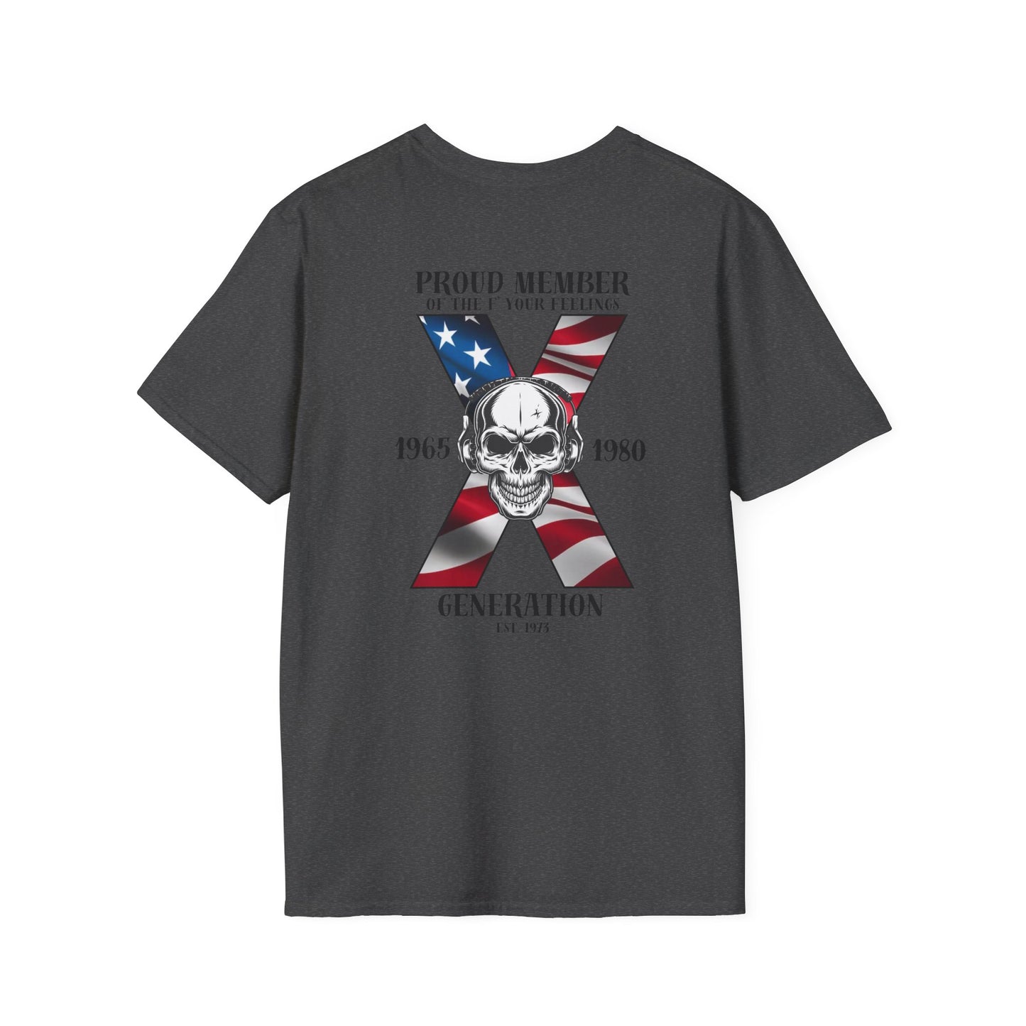 Gen X Flag and Skull Tee