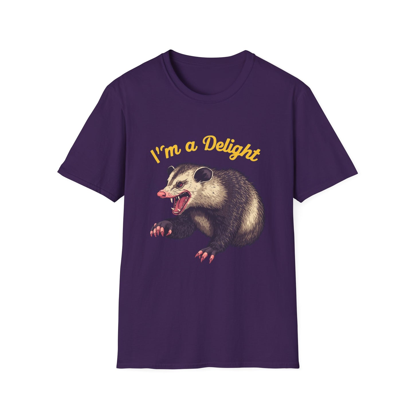 Snarling Opossum I'm a Delight Tee