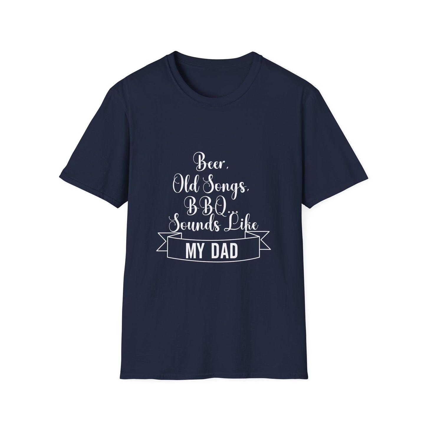 Beer, Old Songs & BBQ Dad Unisex T-Shirt