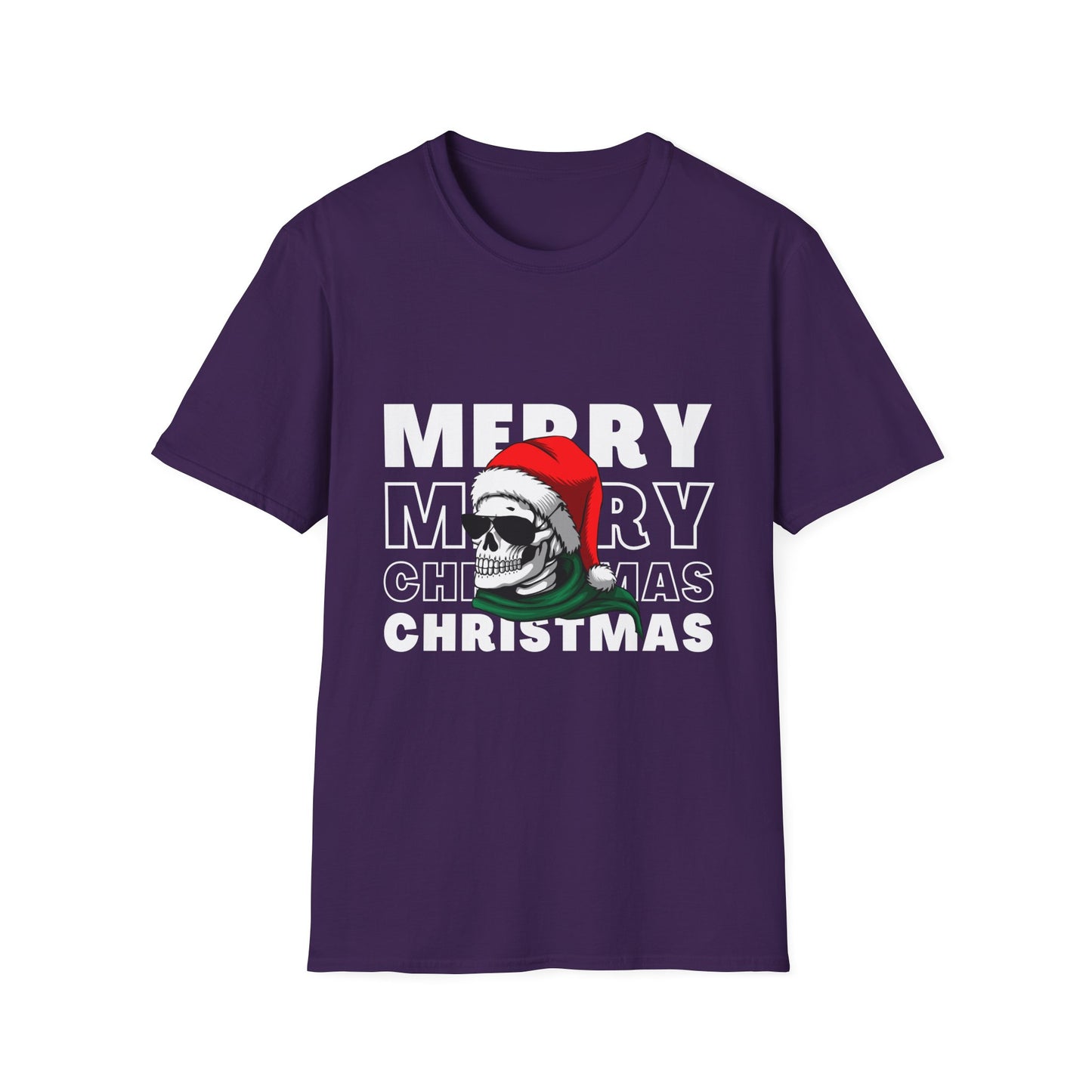 Santa Skull Christmas Tee