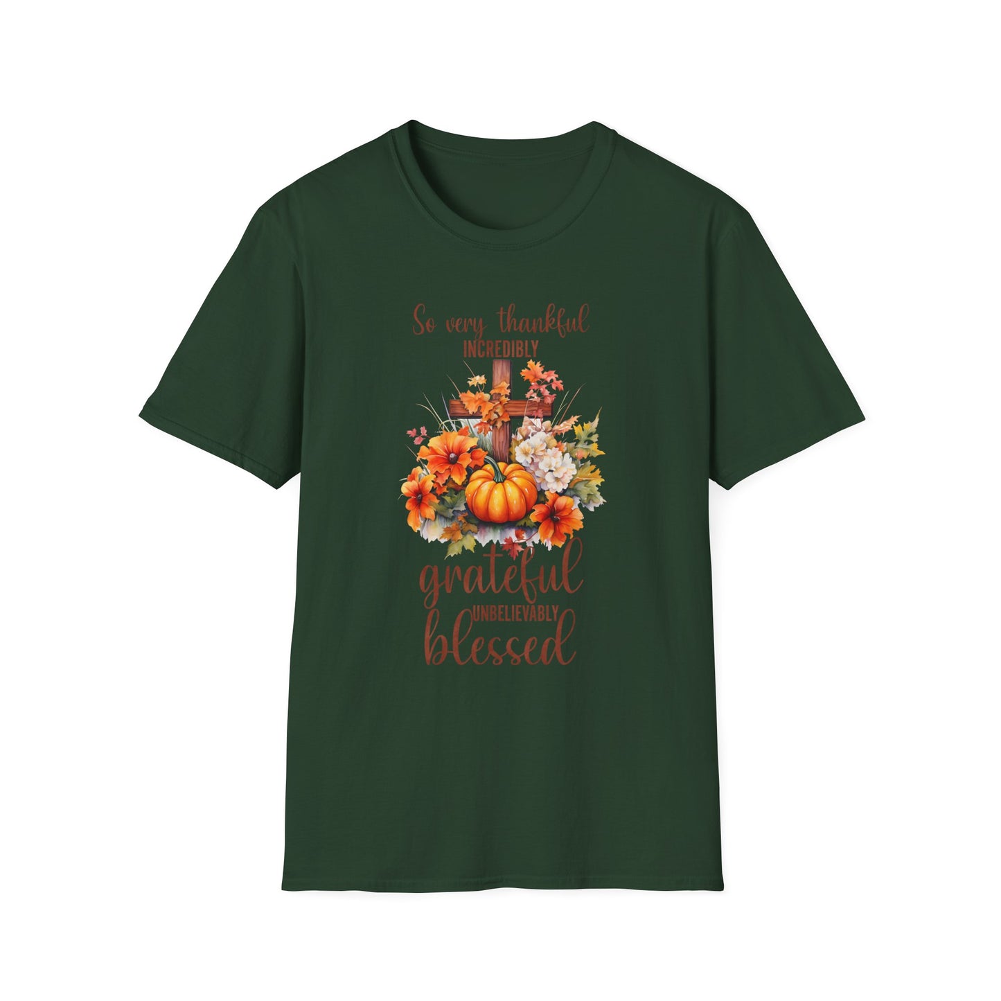Thankful Grateful Blessed Unisex Tee