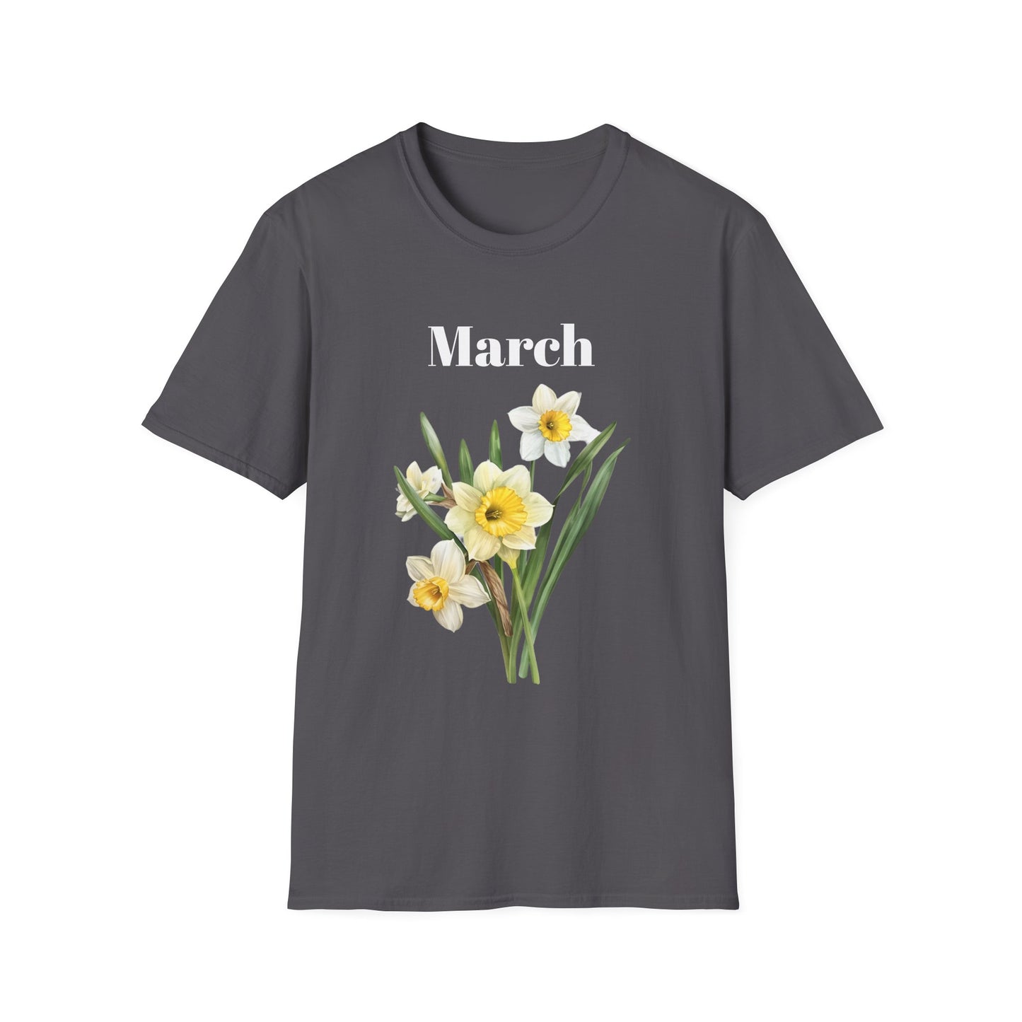 Birth Month Flower Unisex Tee - March