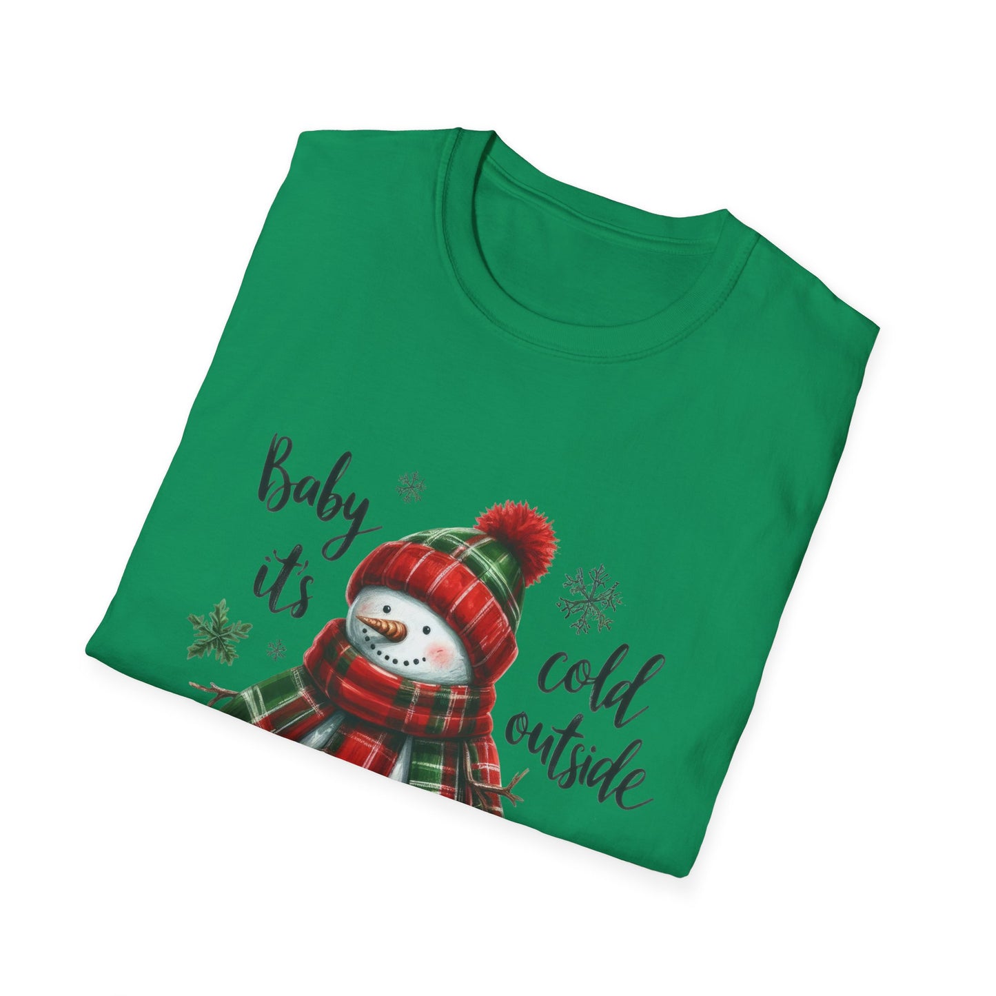 Baby It's Cold Outside Christmas Unisex Tee