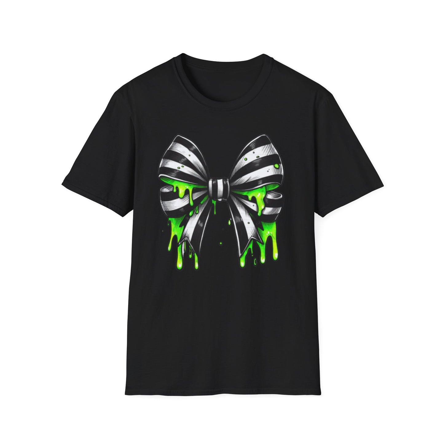 Halloween Striped Bow Tee
