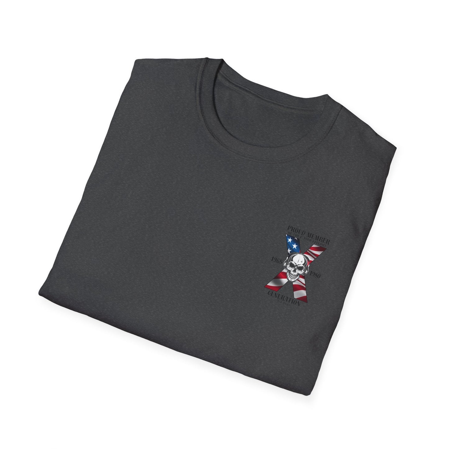 Gen X Flag and Skull Tee