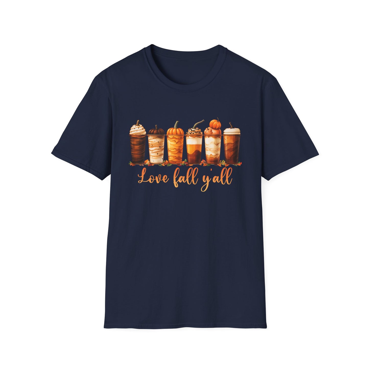 Love Fall Y'all Coffee Tee