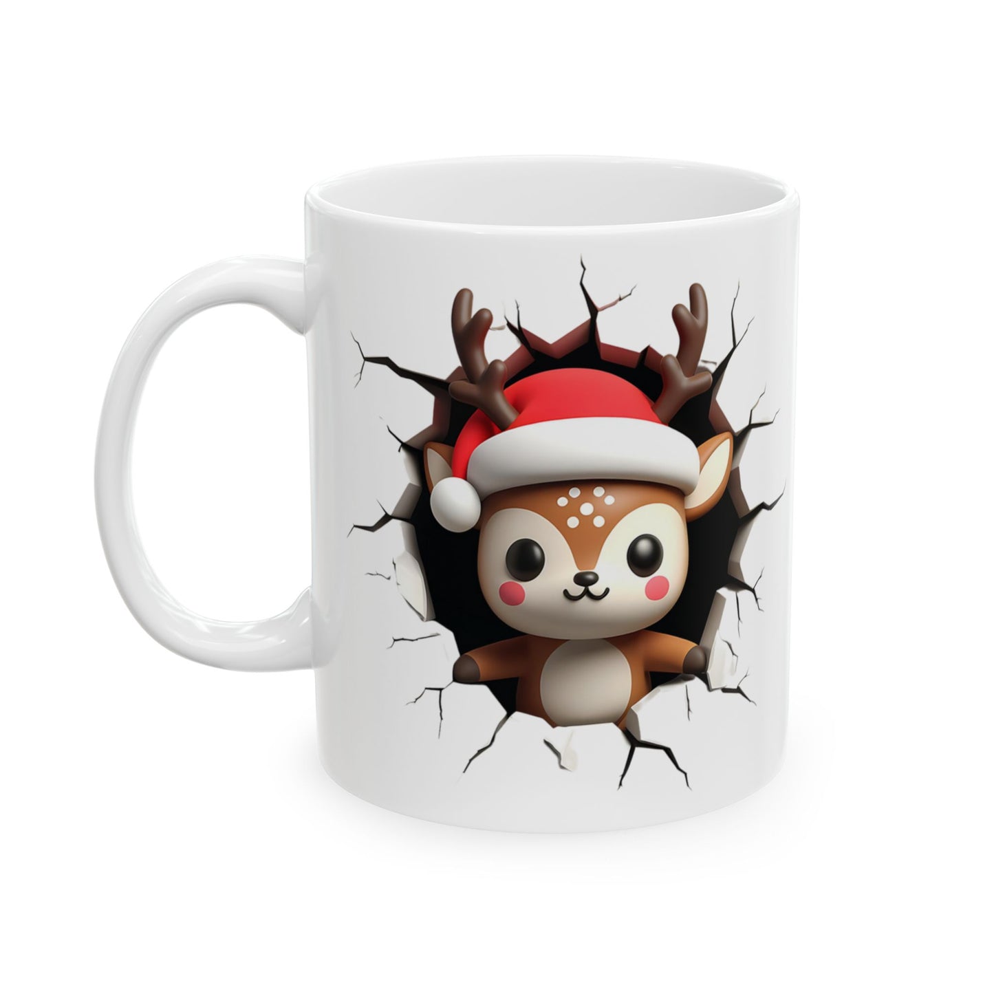 Christmas Reindeer Breakthrough Mug