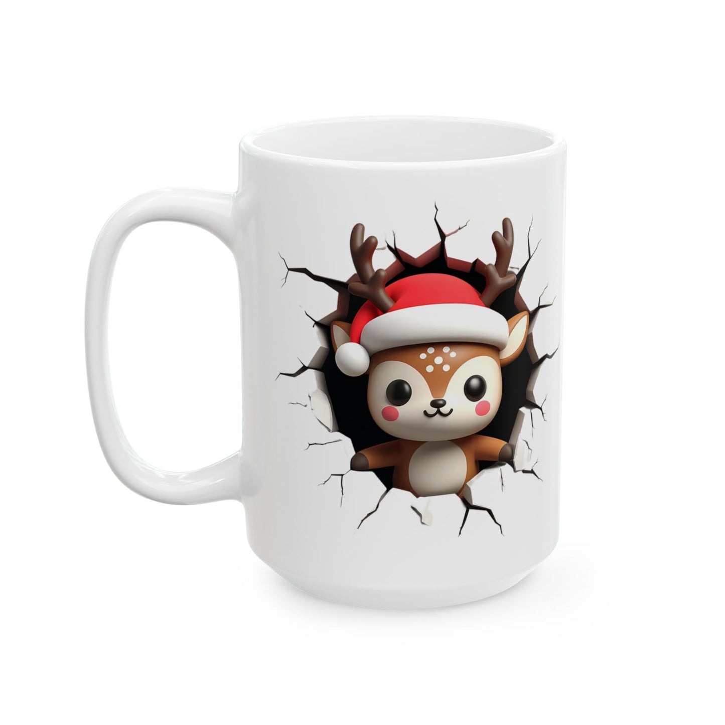 Christmas Reindeer Breakthrough Mug